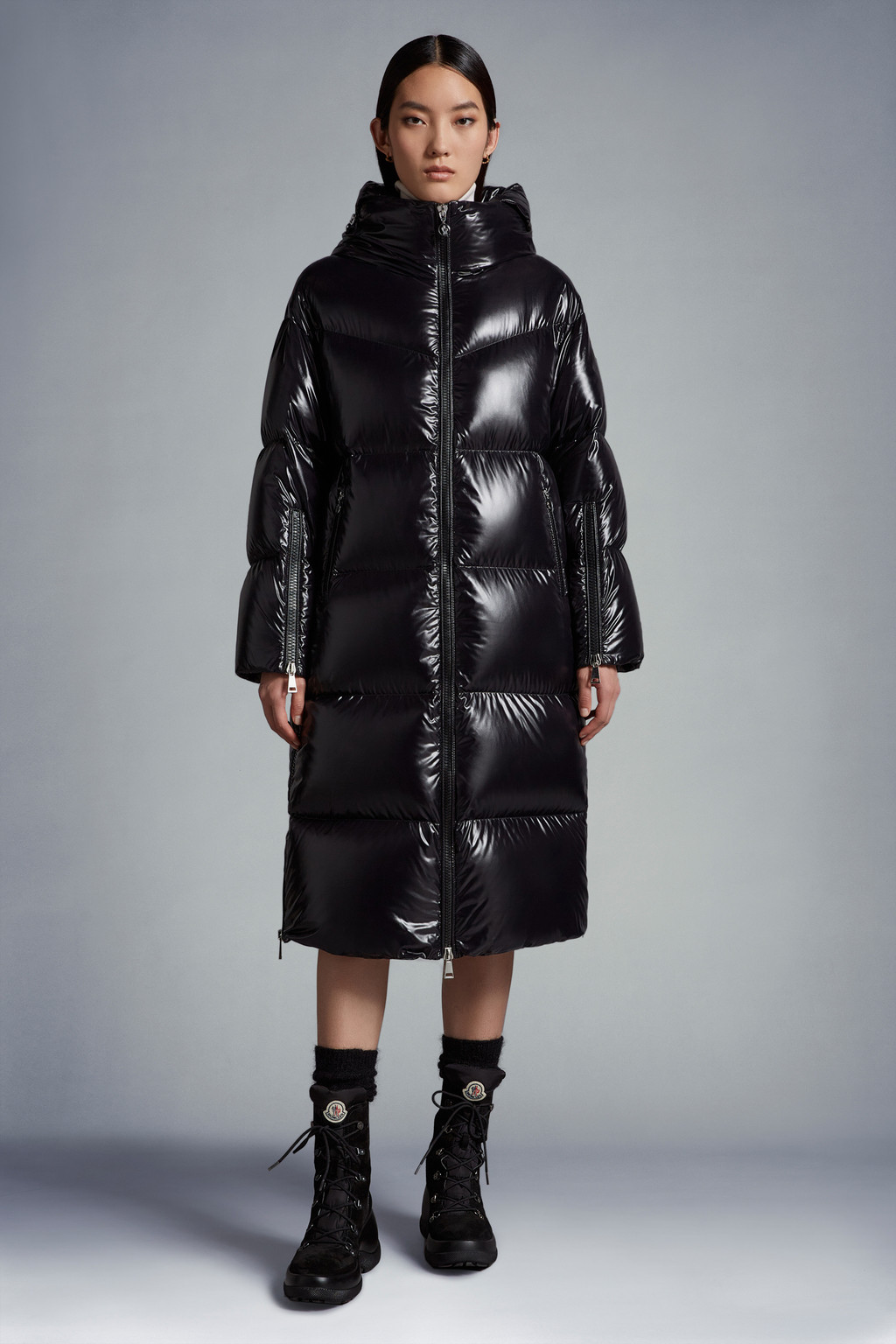 Huppelong Long Down Jacket