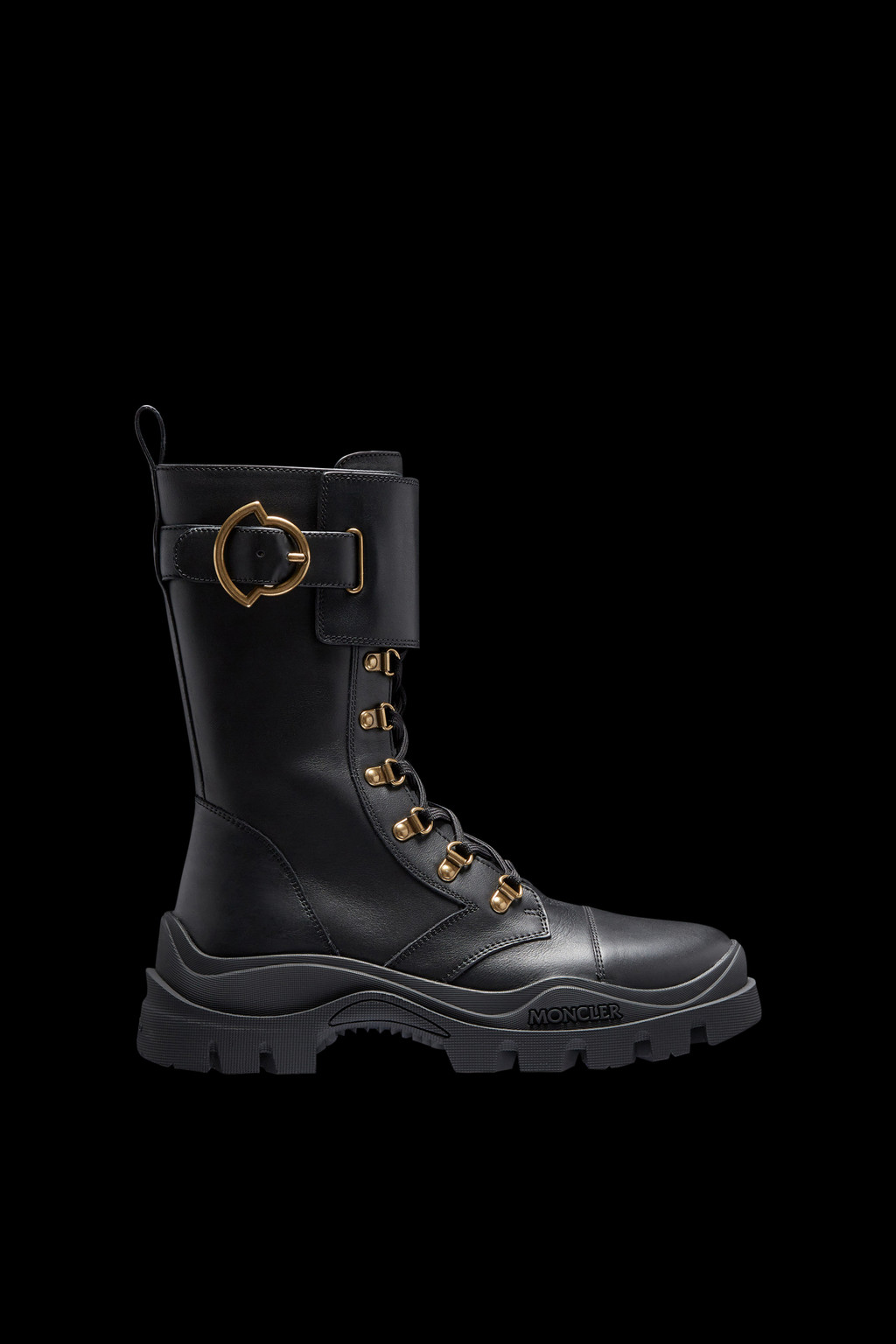 Larue Buckle Lace-Up Boots