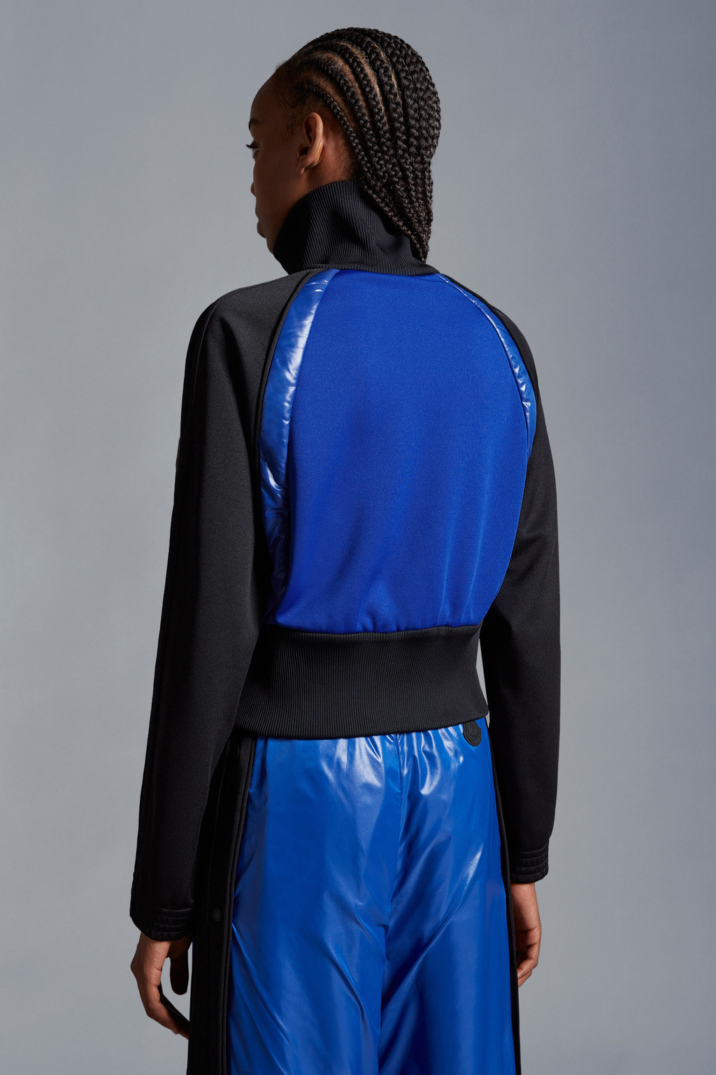 Acetate Zip-Up Sweatshirt