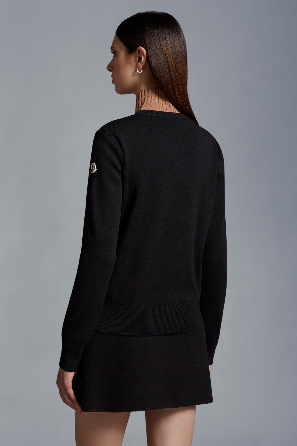 Padded Wool Cardigan