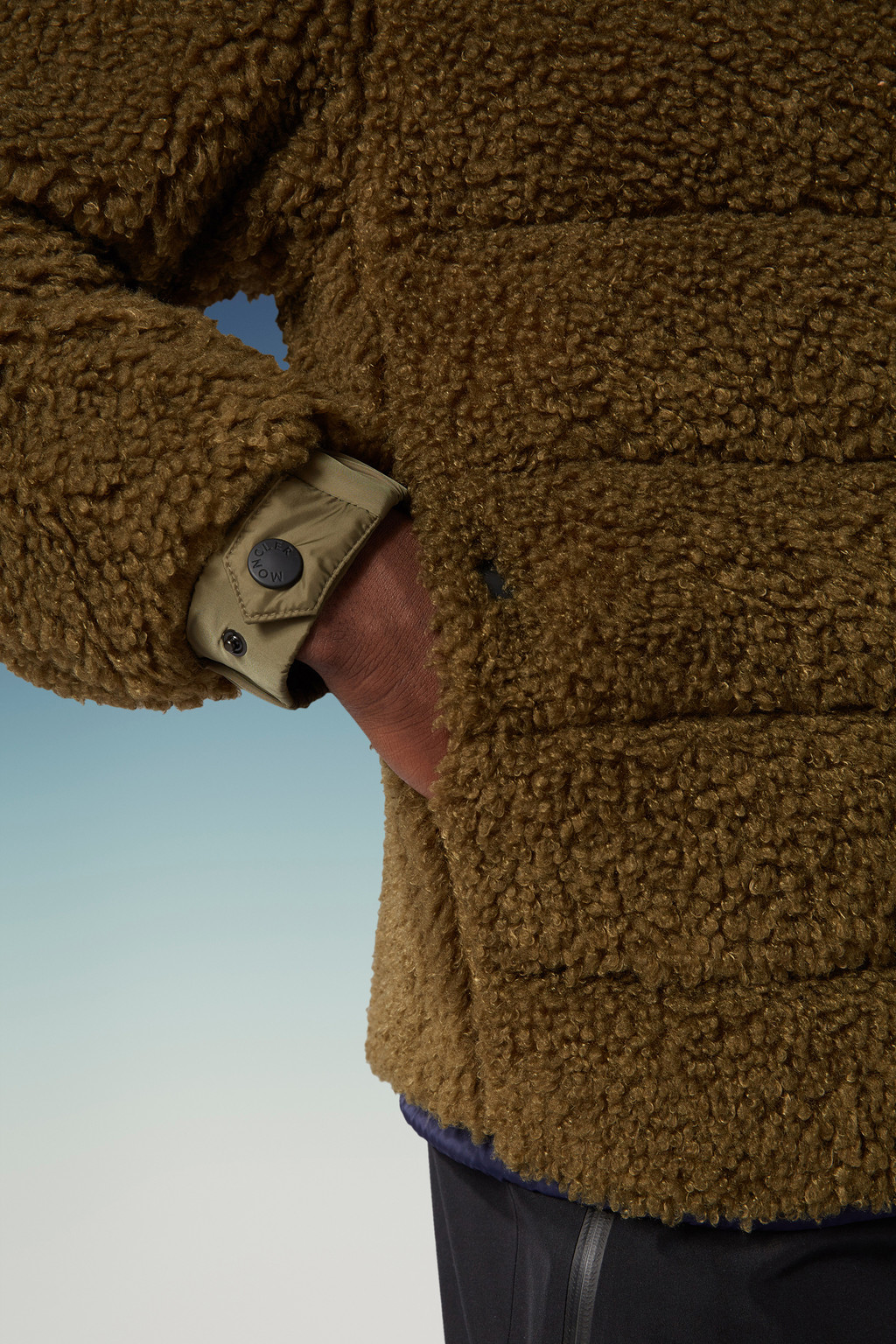 Padded Teddy Zip-Up Sweatshirt