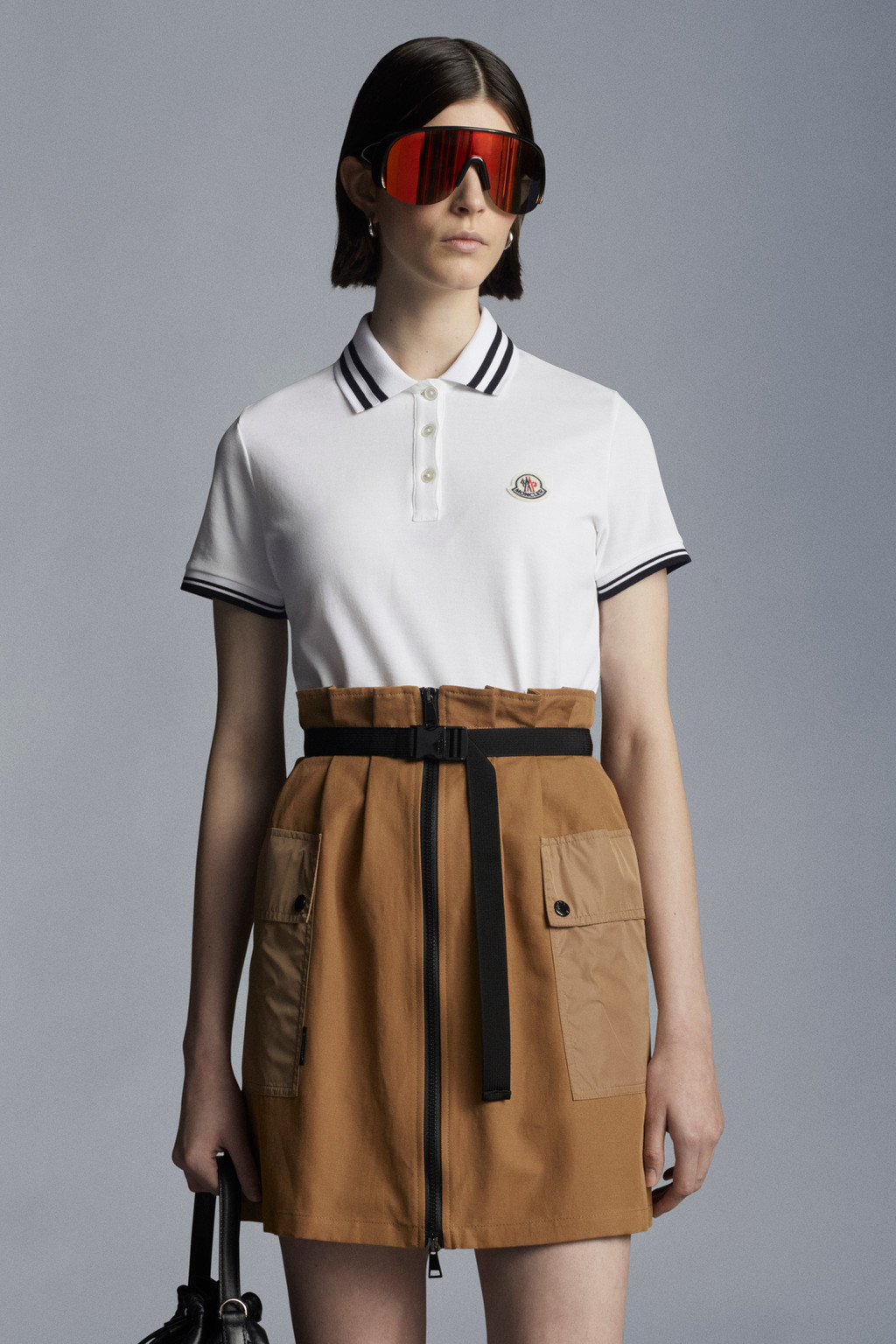 Logo Patch Polo Shirt