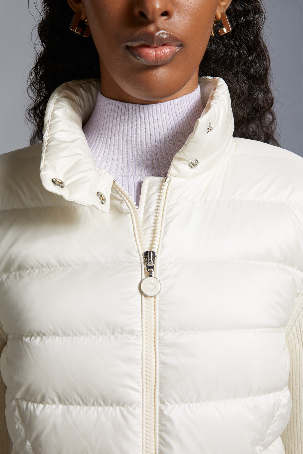 Padded Wool Cardigan