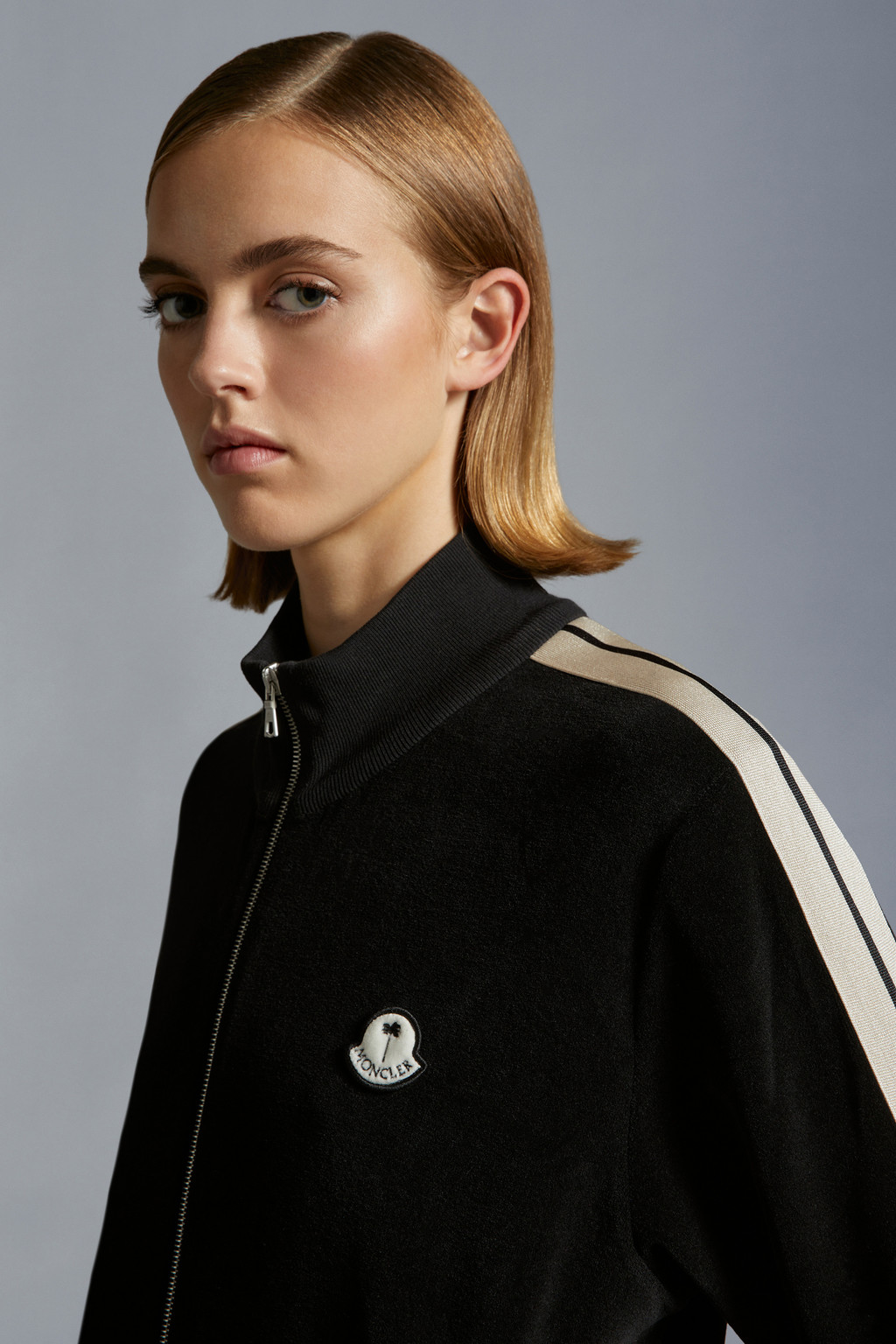 Chenille Zip-Up Sweatshirt