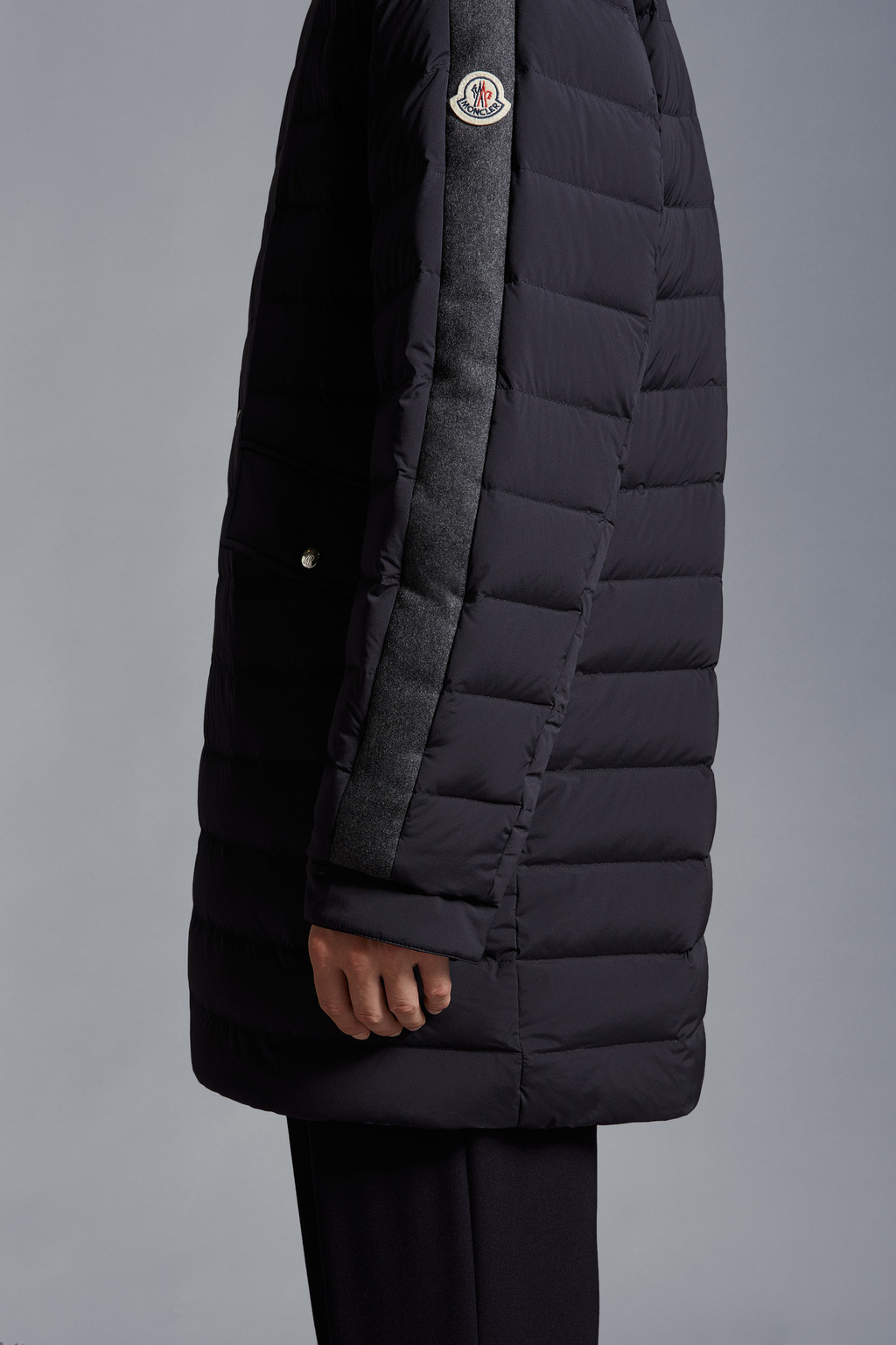Inter x Moncler Long Down Jacket