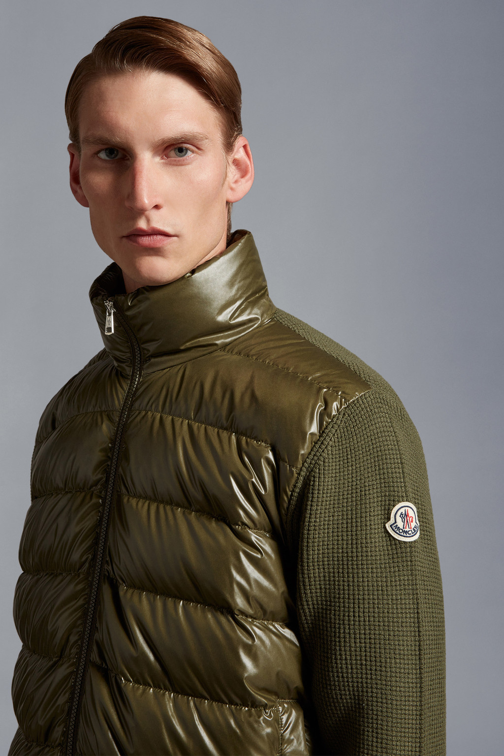 Padded Wool Cardigan