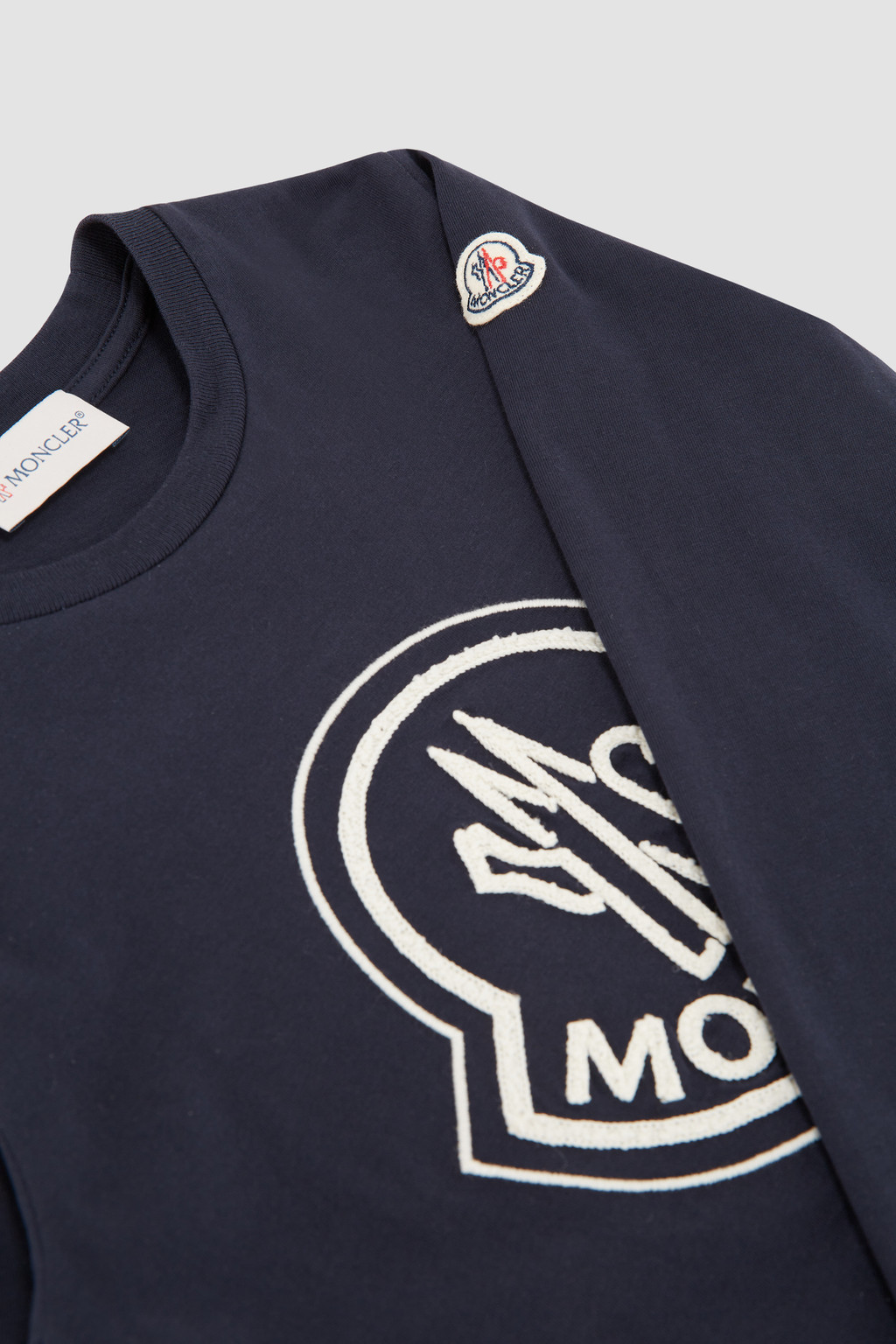 Embroidered Logo Long Sleeve T-Shirt