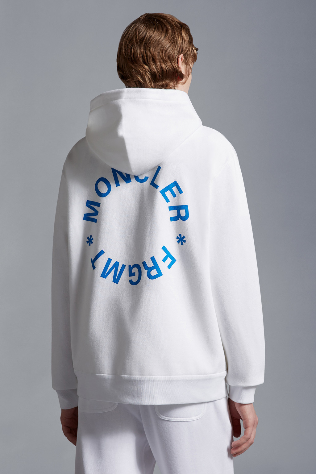 Logo Motif Zip-Up Hoodie