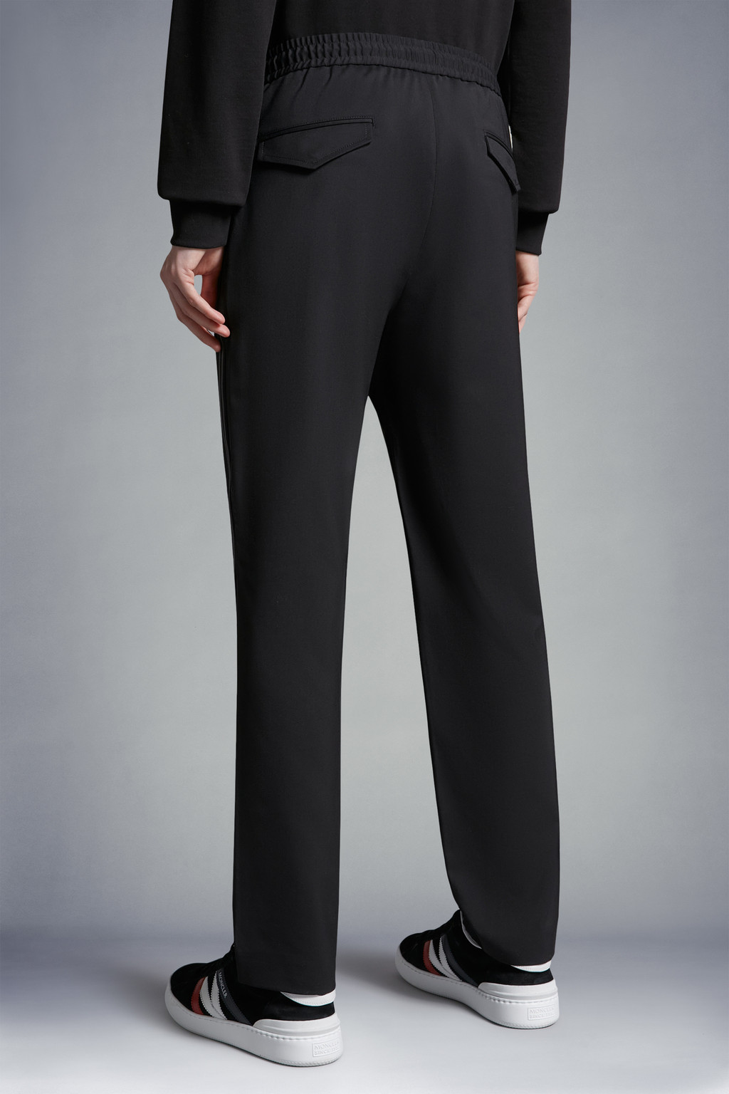 Wool Gabardine Jogging Pants