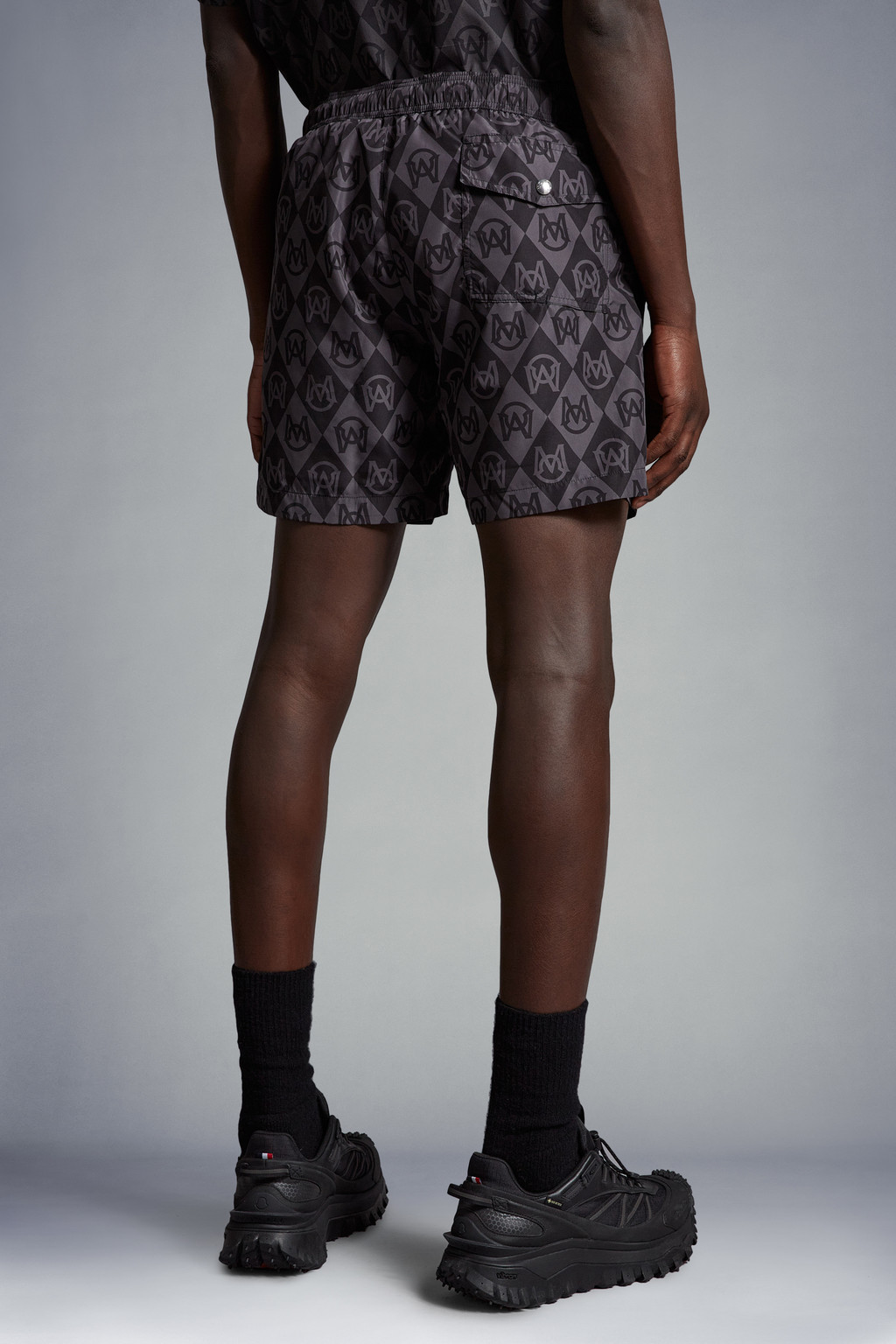 Monogram Print Swim Shorts