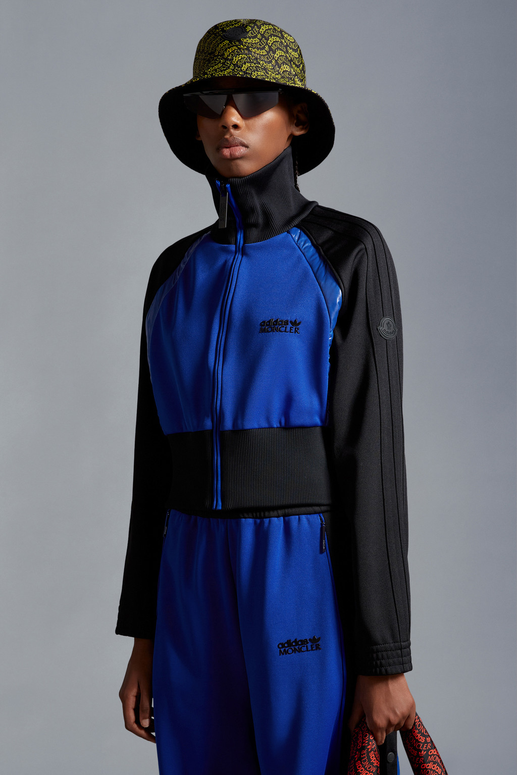 Acetate Zip-Up Sweatshirt