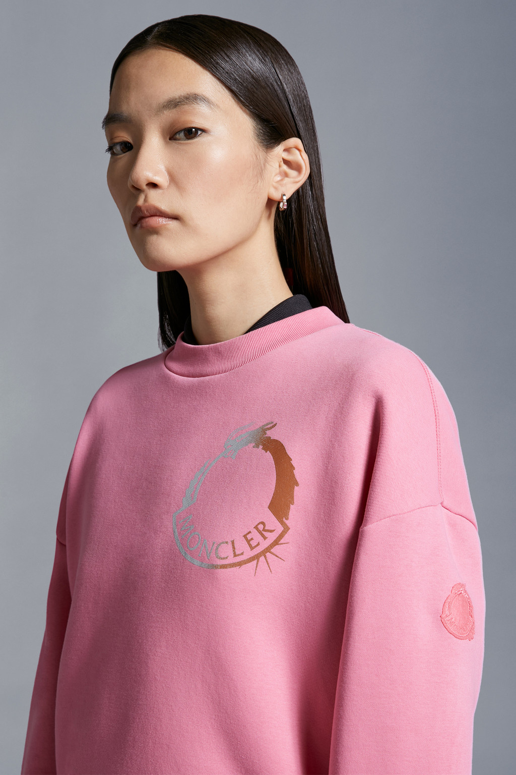 Logo Motif Sweatshirt