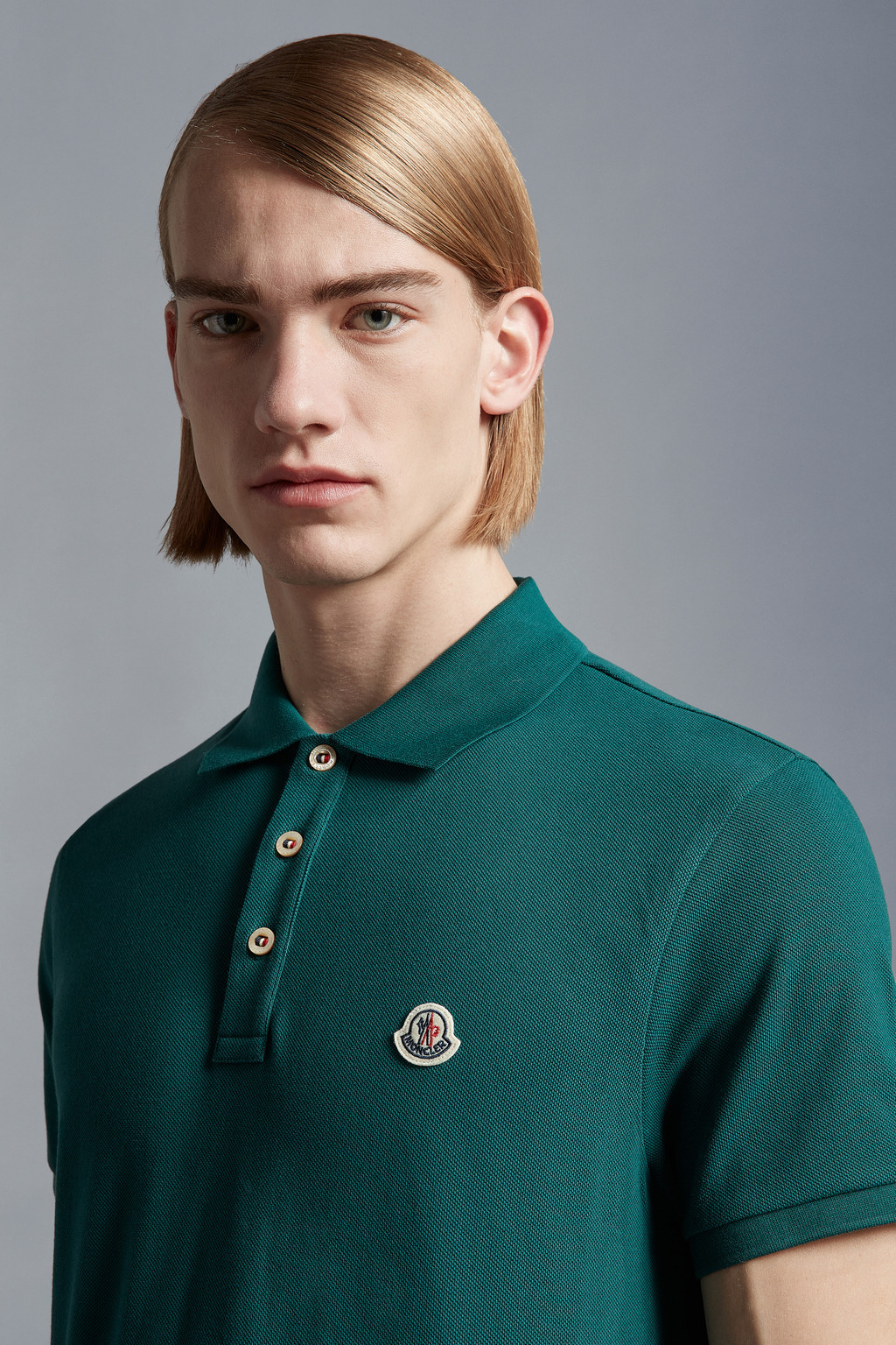 Logo Patch Polo Shirt