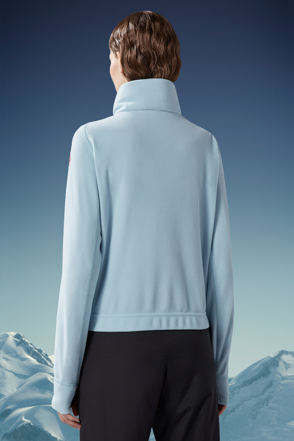 Padded Zip-Up Sweatshirt