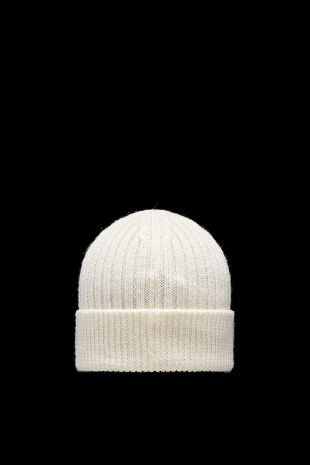 Ribbed Knit Wool Beanie