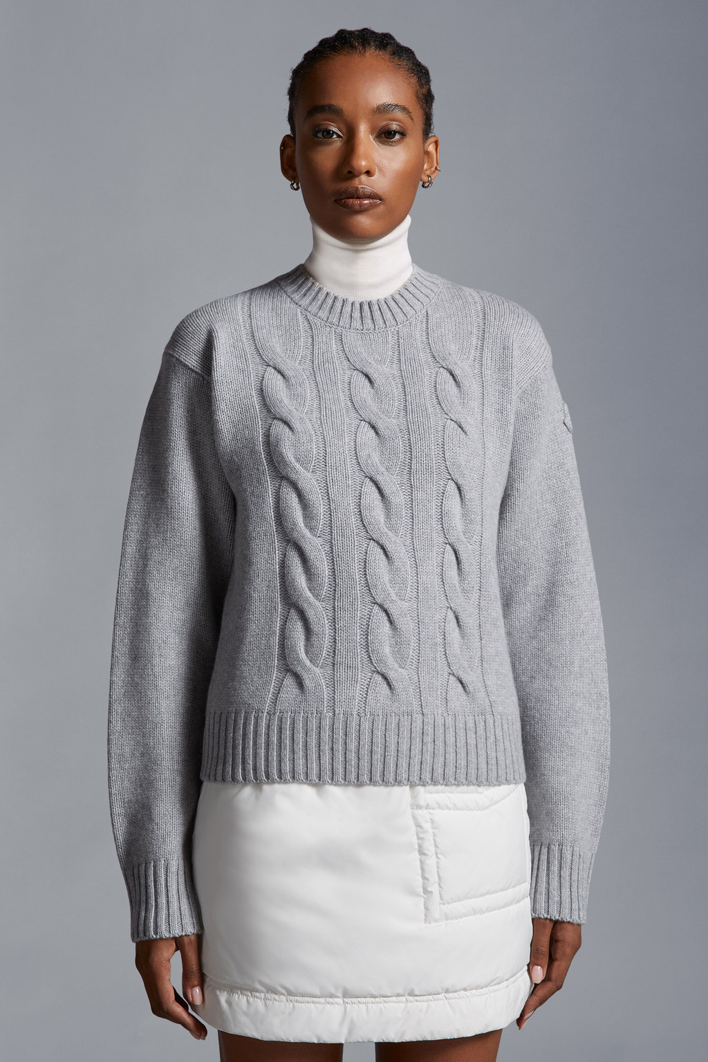 Cable Knit Cashmere Sweater