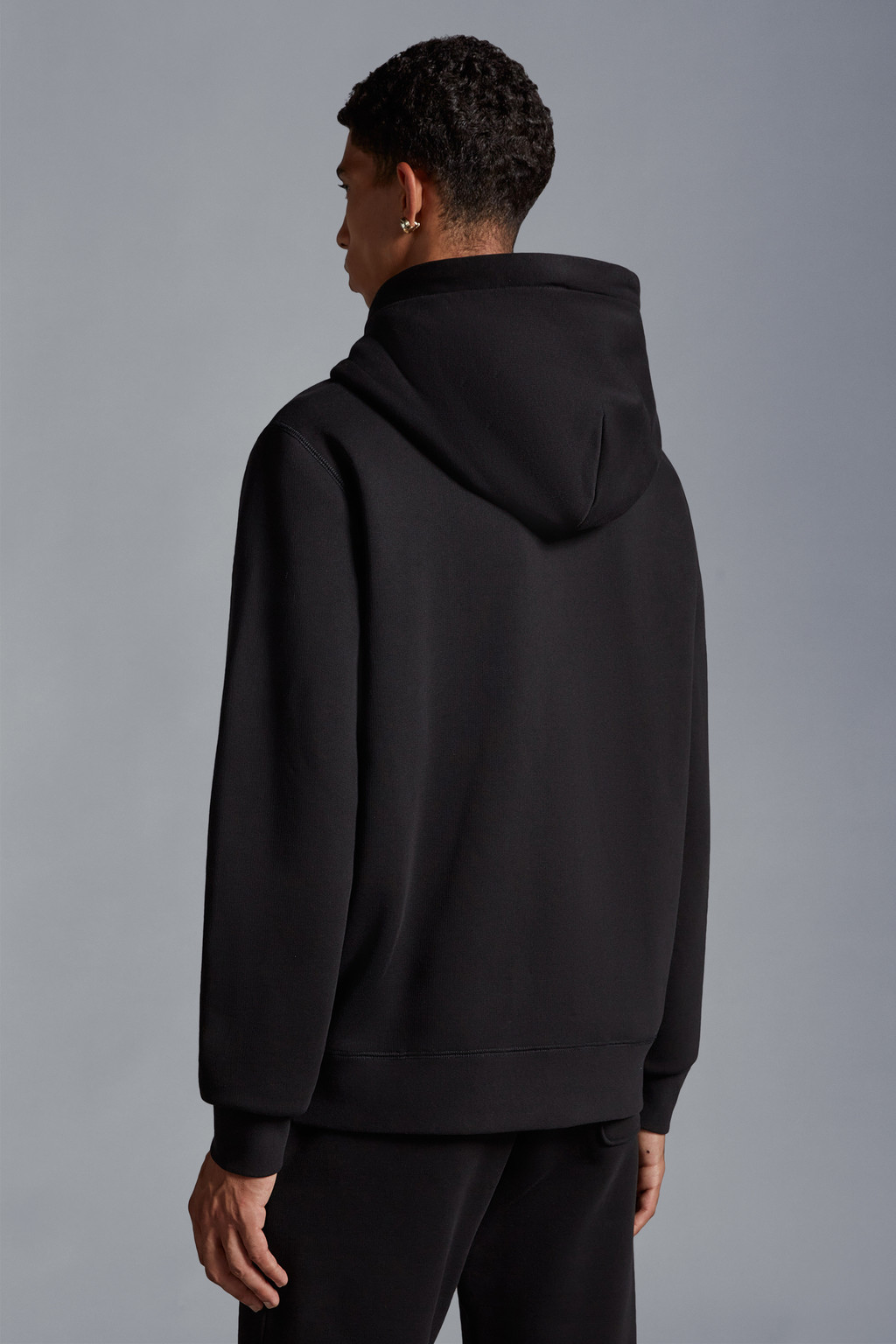 Logo Patch Zip-Up Hoodie