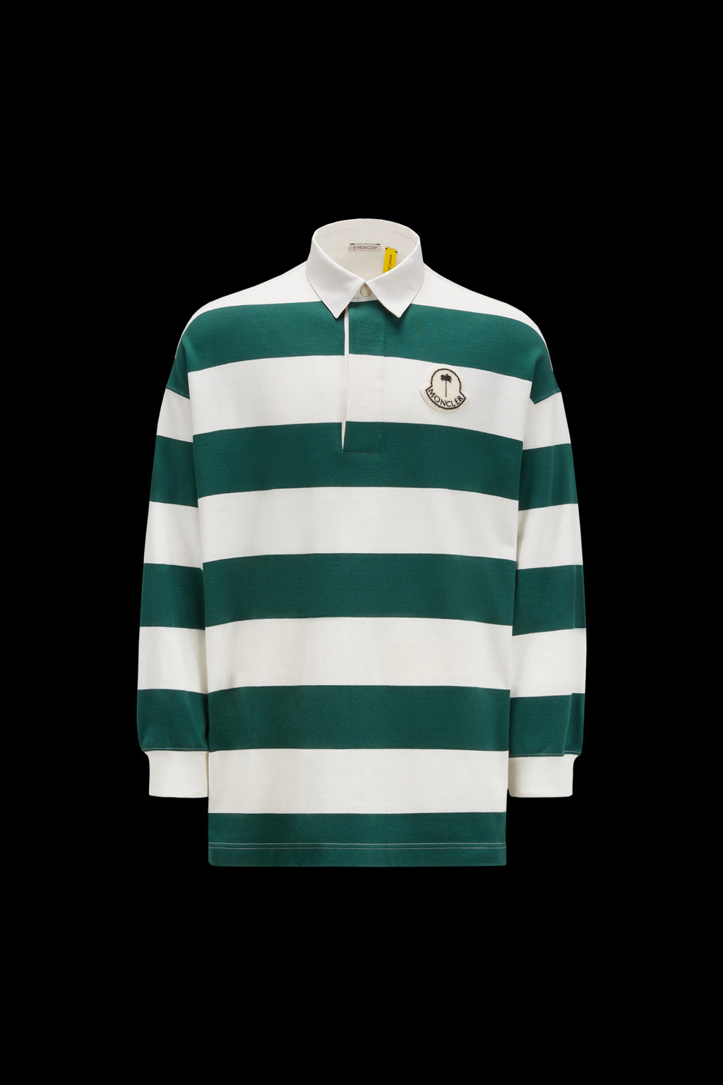 Striped Long Sleeve Polo Shirt