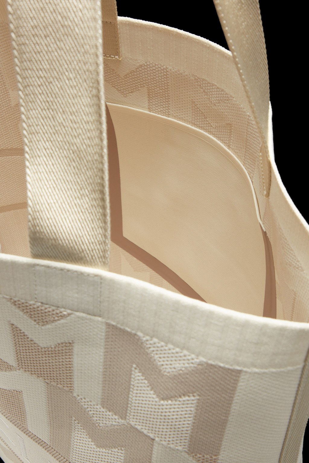 Monogram Knit Tote Bag