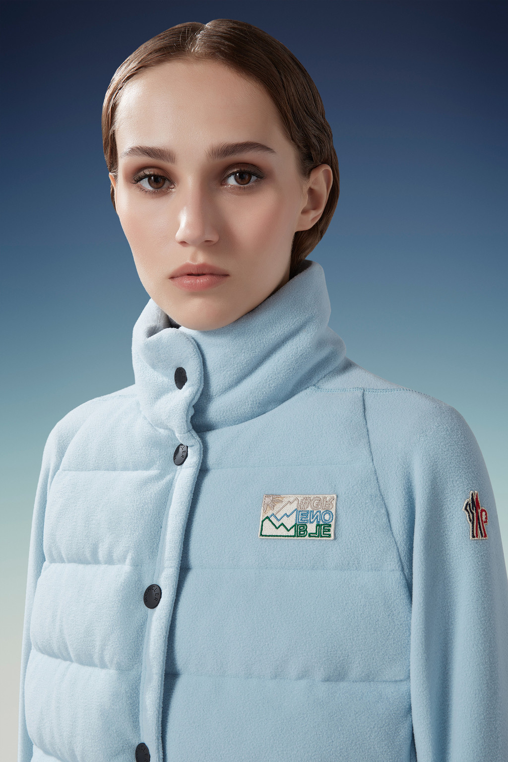 Padded Zip-Up Sweatshirt