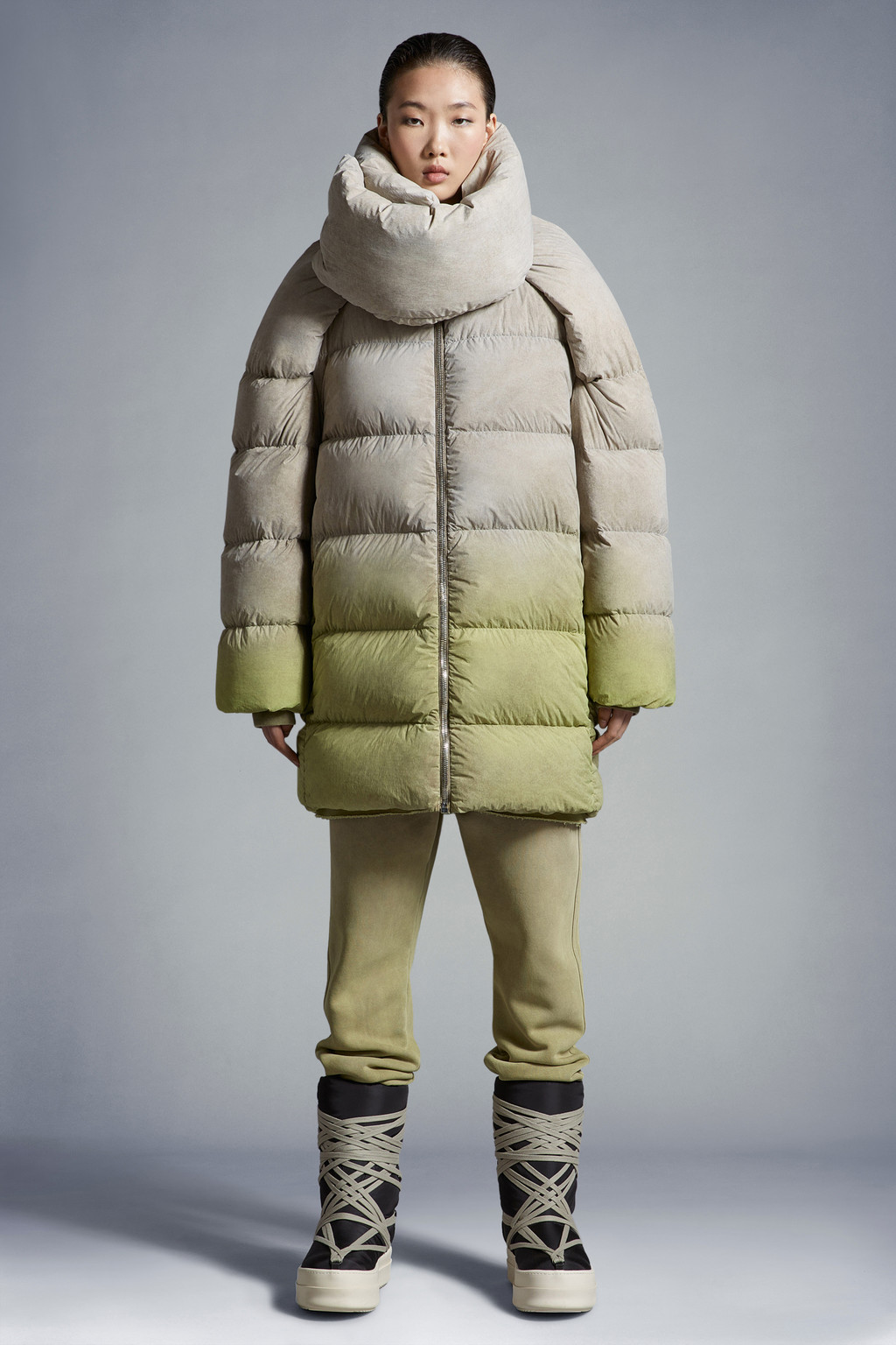 Convertible Long Down Jacket