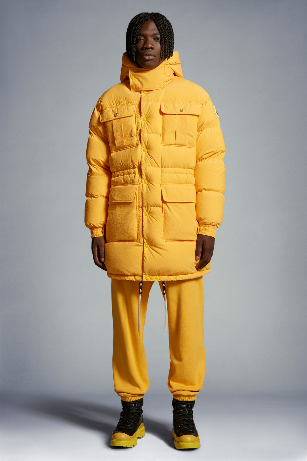 Pentaflake Long Down Jacket