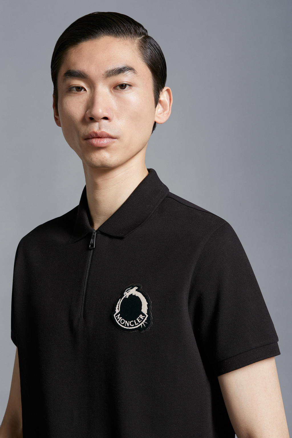Logo Patch Polo Shirt