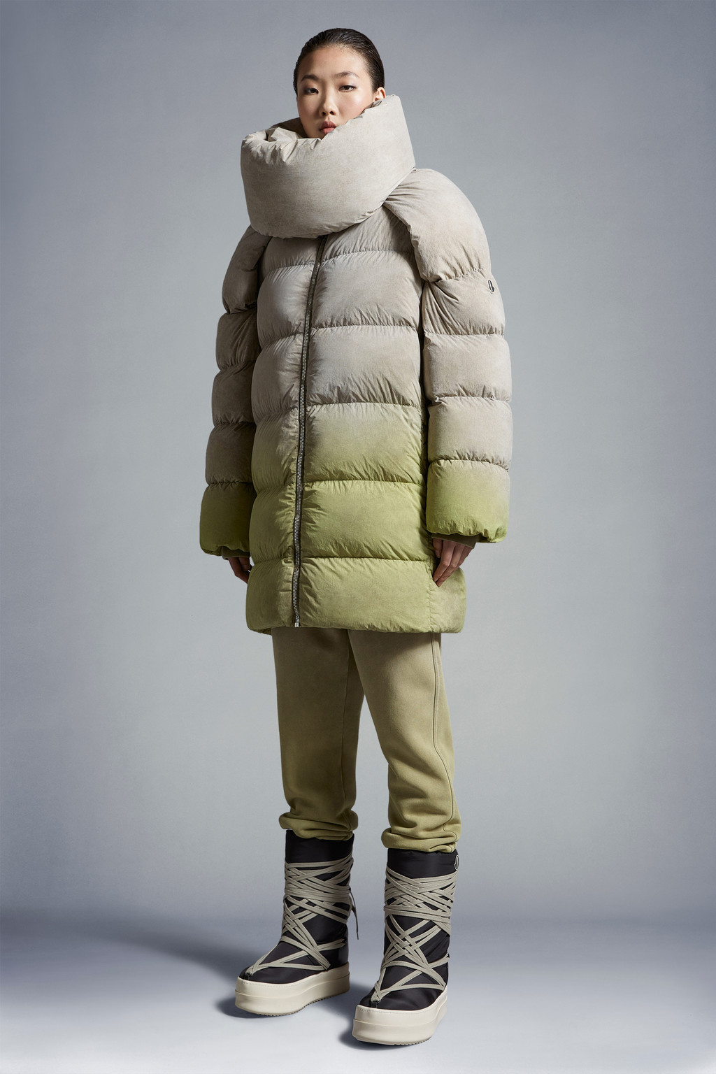 Convertible Long Down Jacket