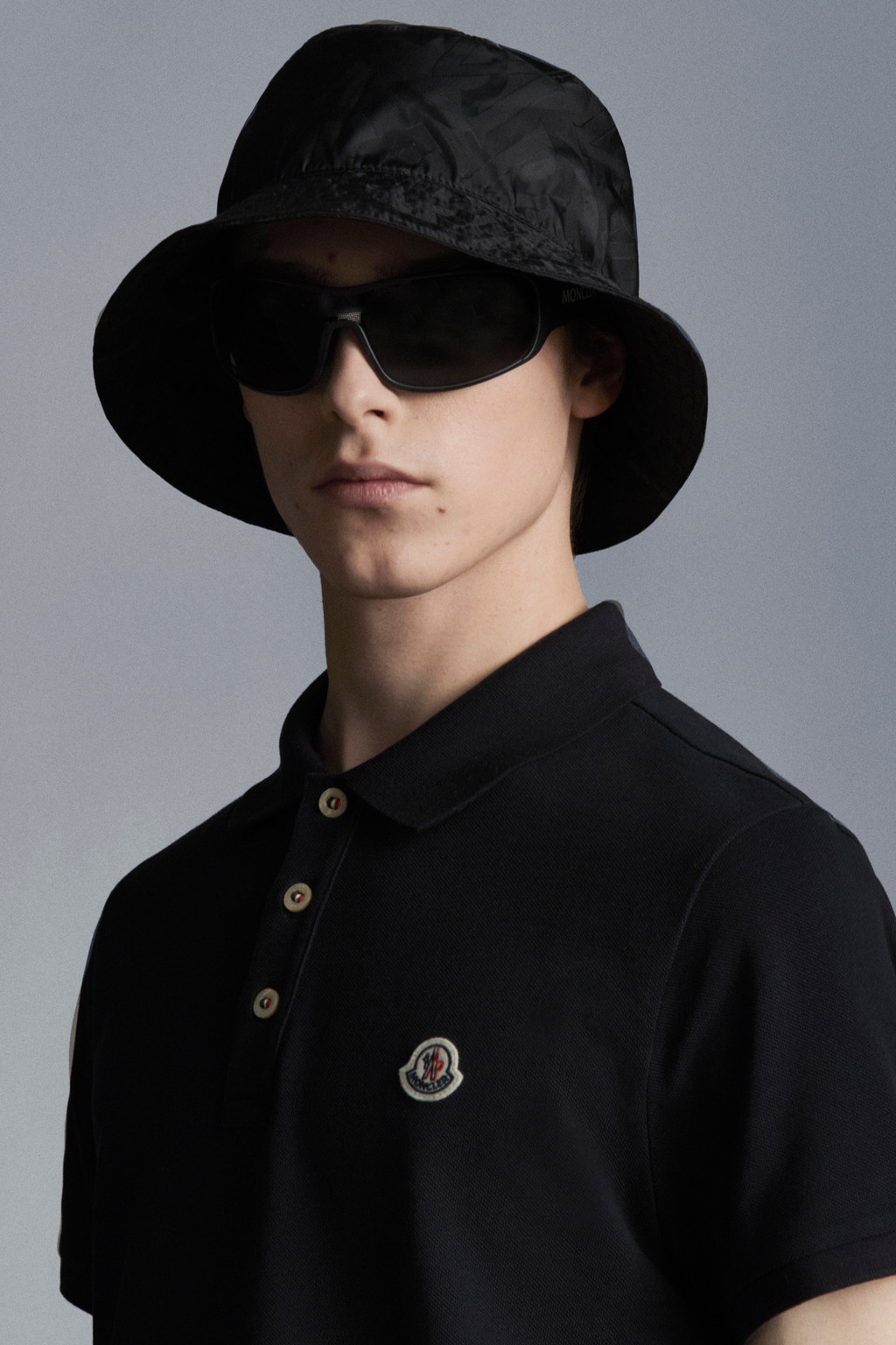 Logo Patch Polo Shirt