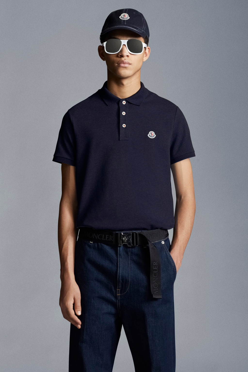 Logo Patch Polo Shirt