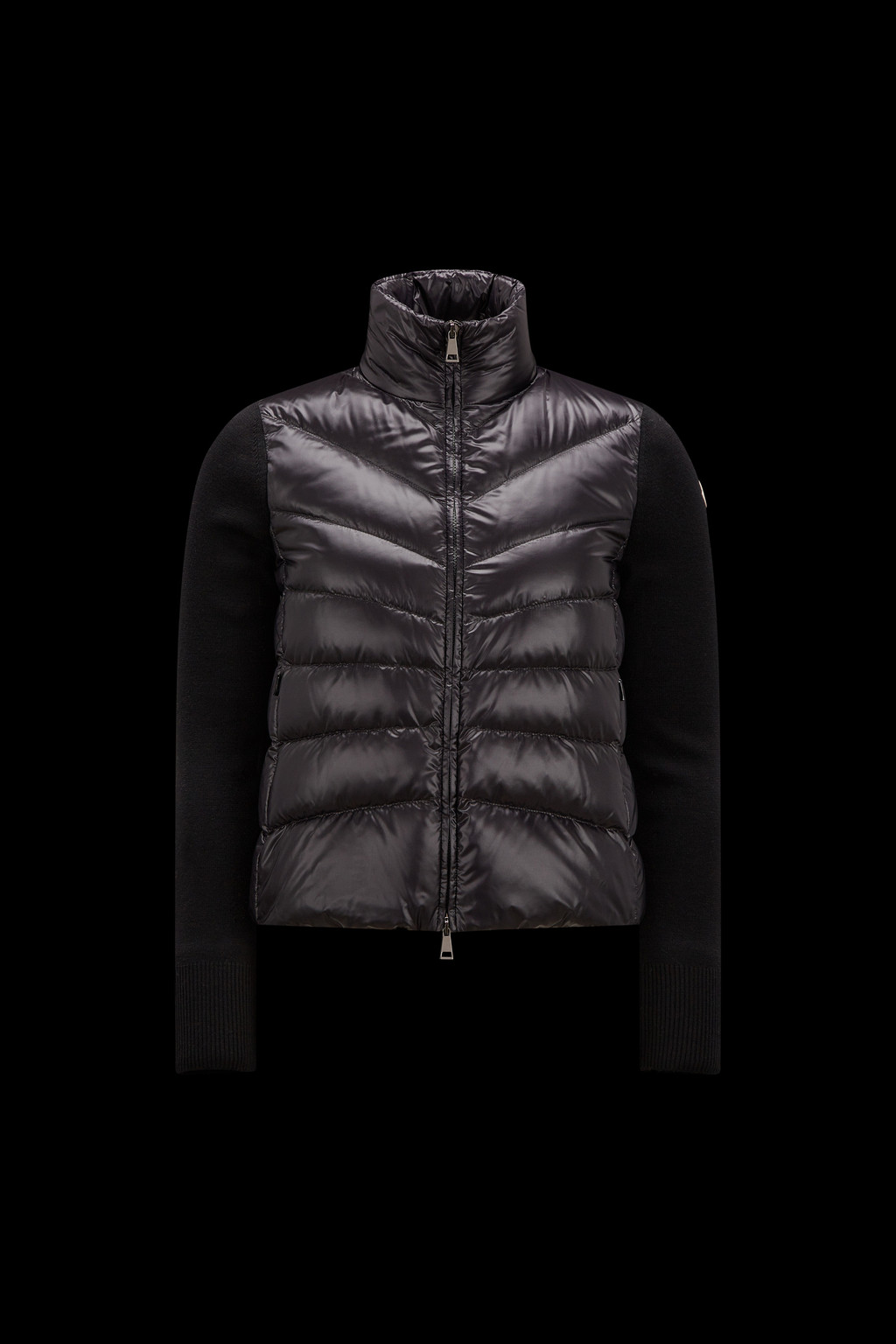 Padded Wool Cardigan