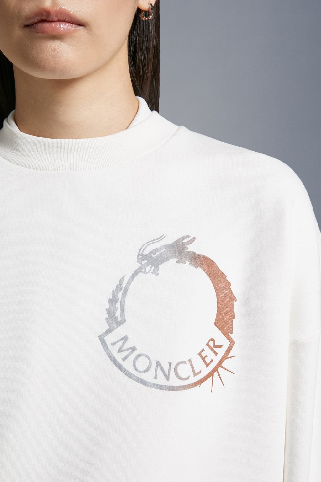 Logo Motif Sweatshirt