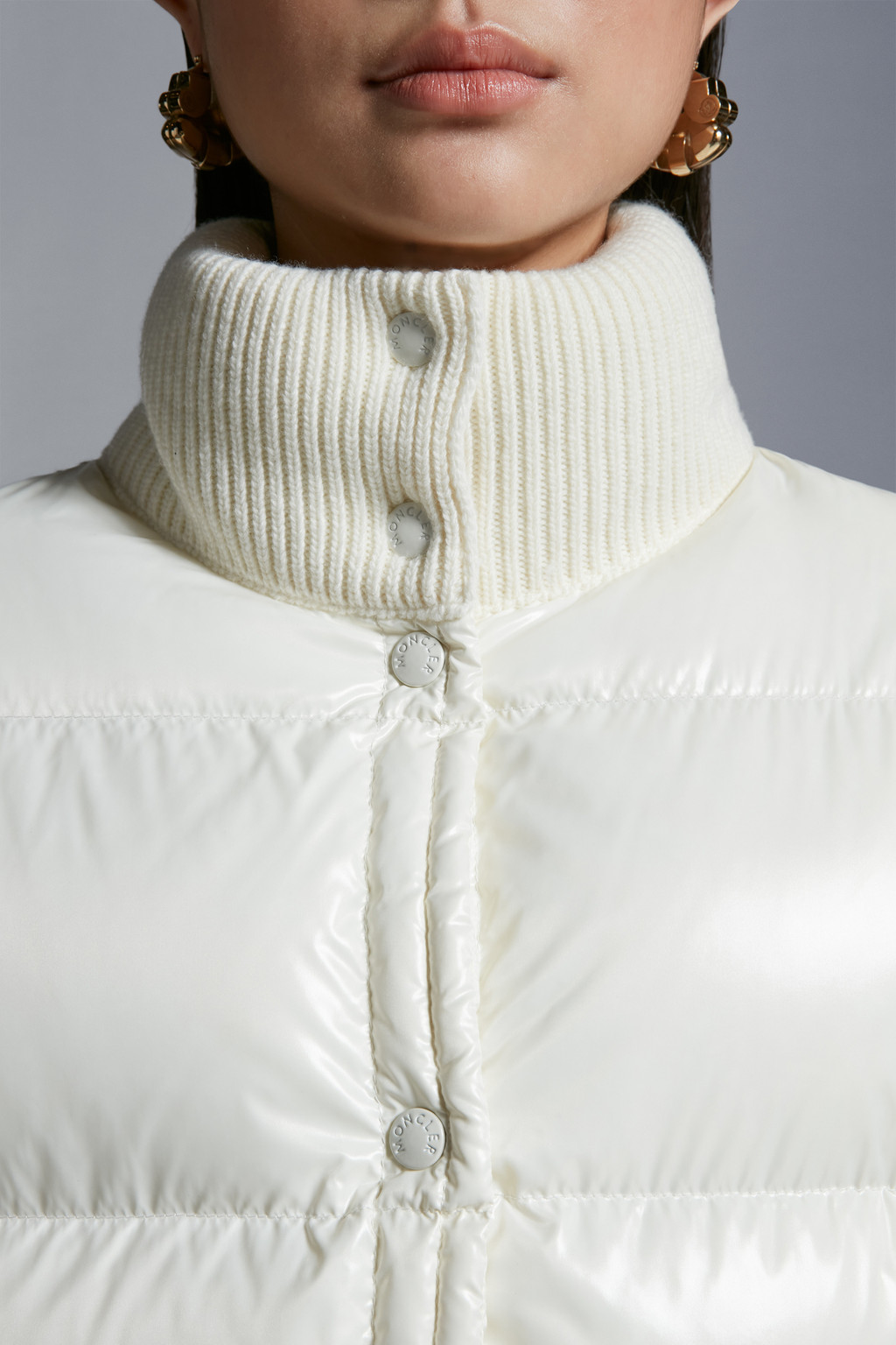 Padded Wool Cardigan