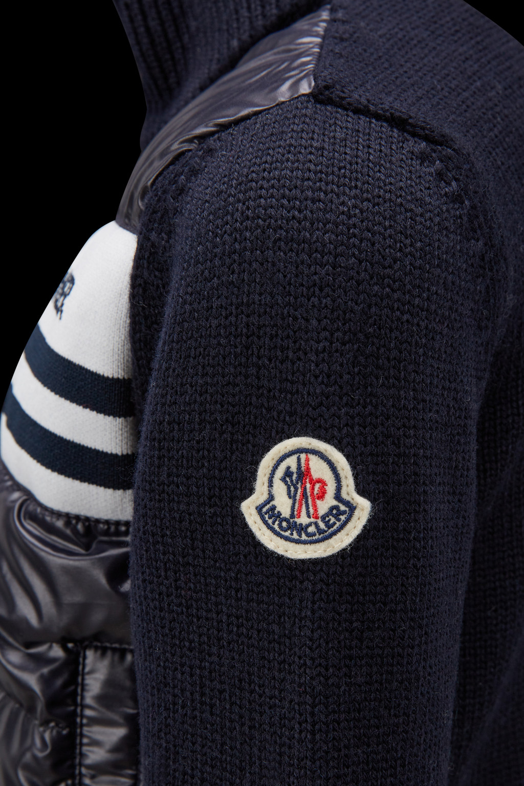 Padded Wool Cardigan