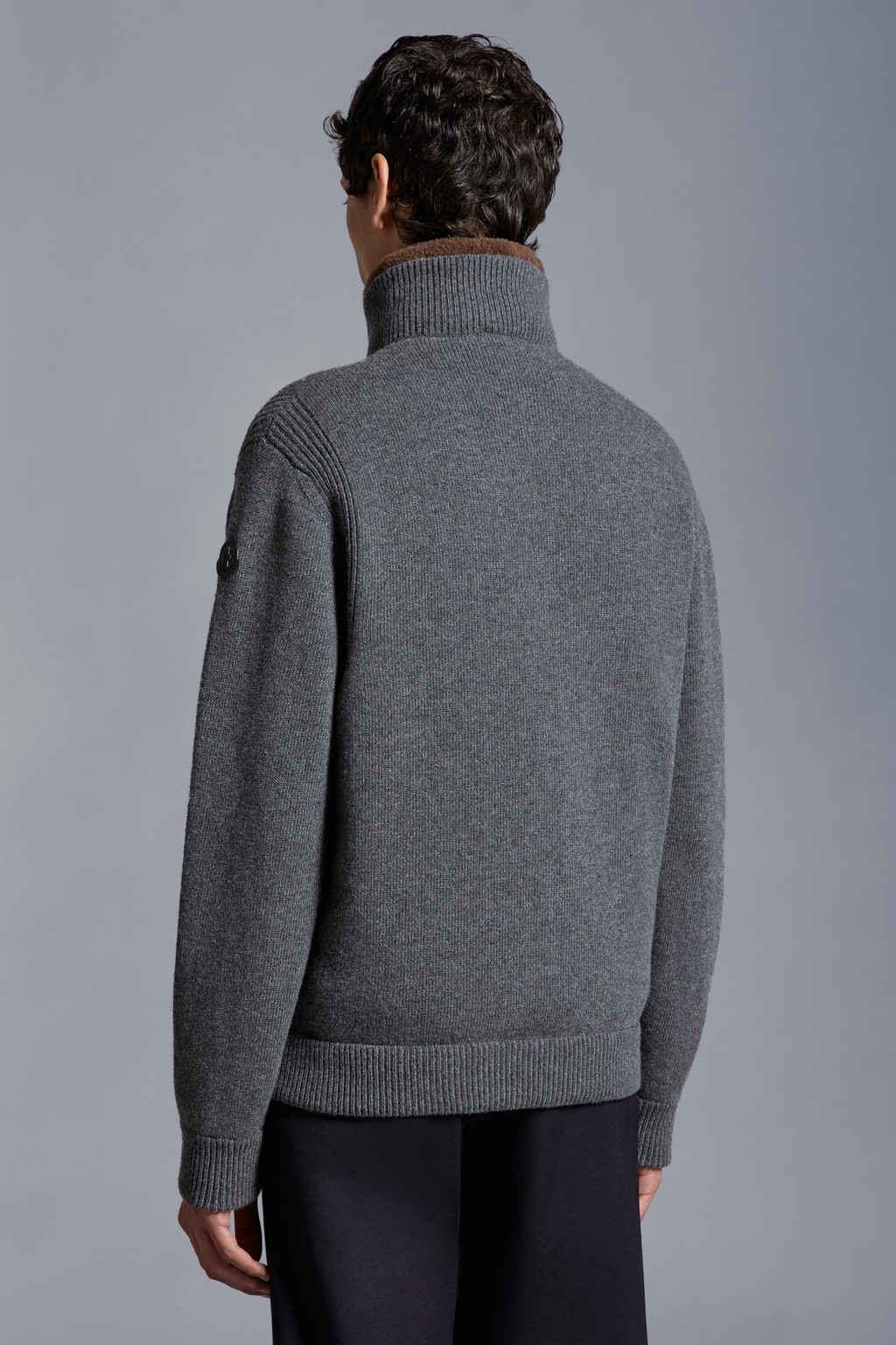 Padded Wool Cardigan