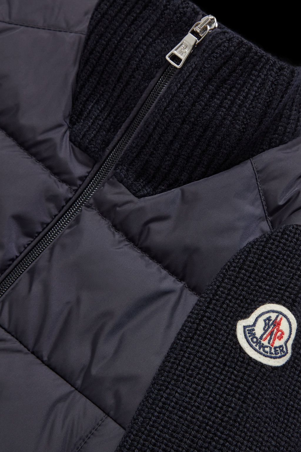 Padded Wool Cardigan