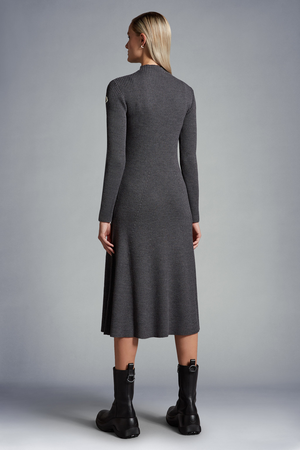Knit Wool Midi Dress