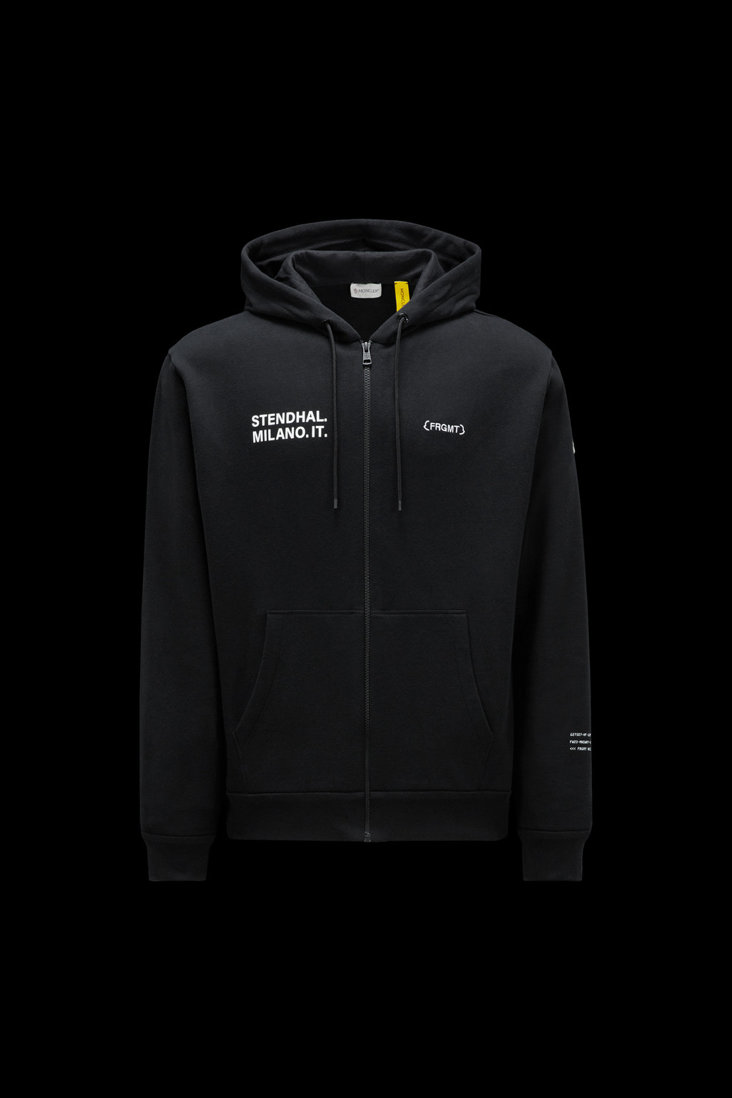 Logo Motif Zip-Up Hoodie