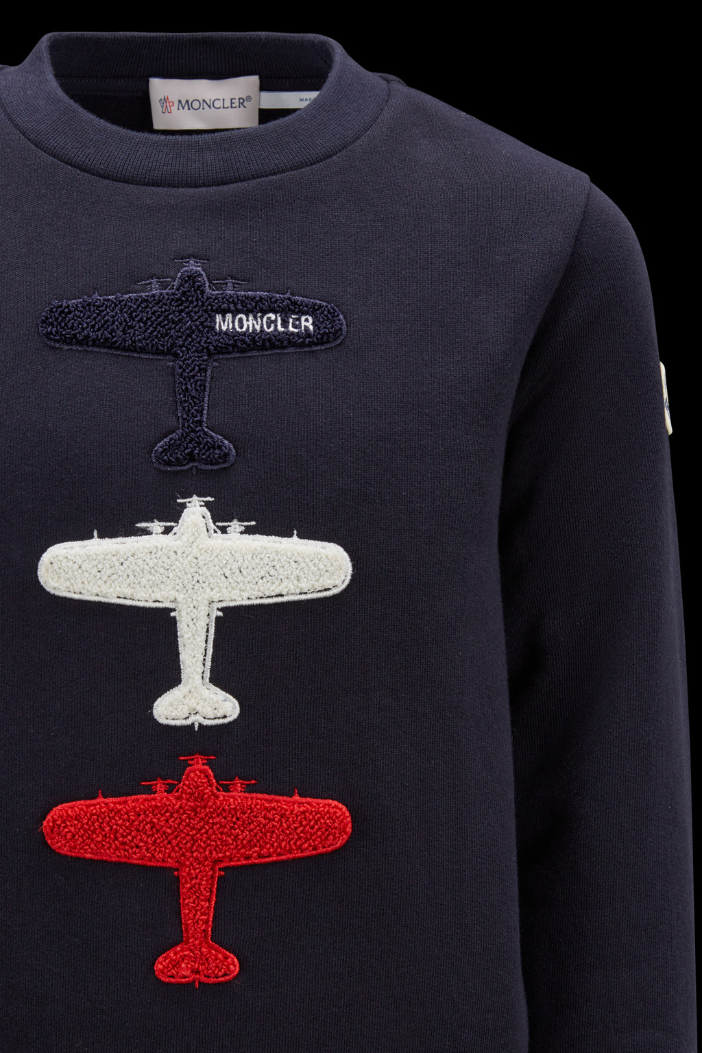 Airplane Motif Sweatshirt