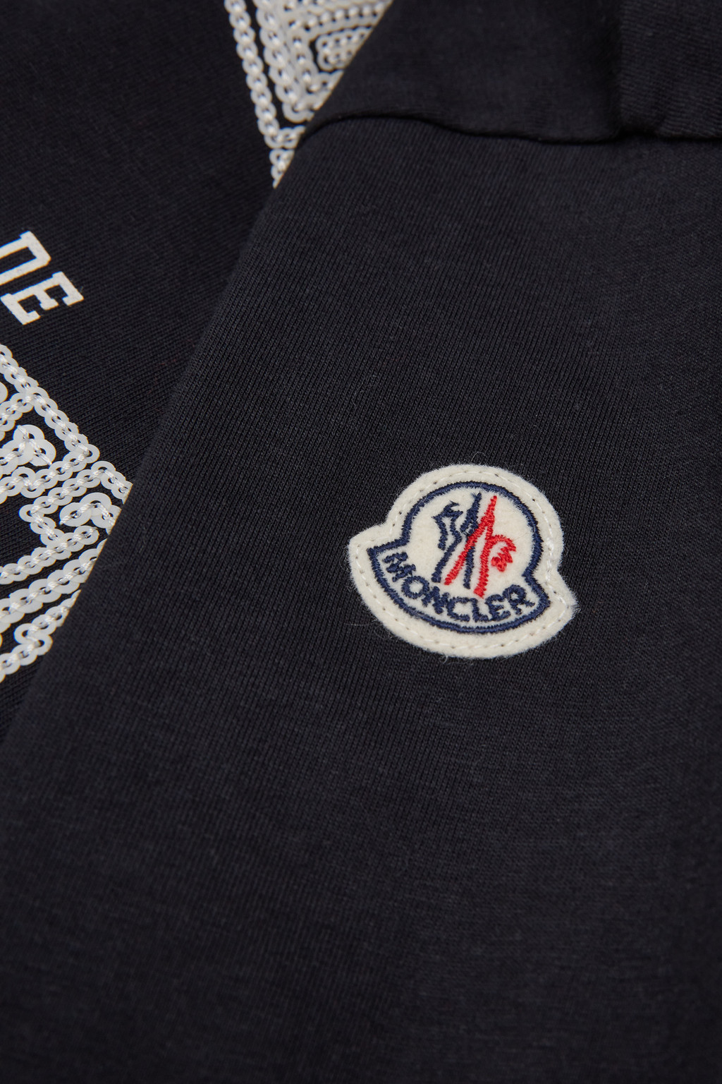 Sequin Logo Long Sleeve T-Shirt