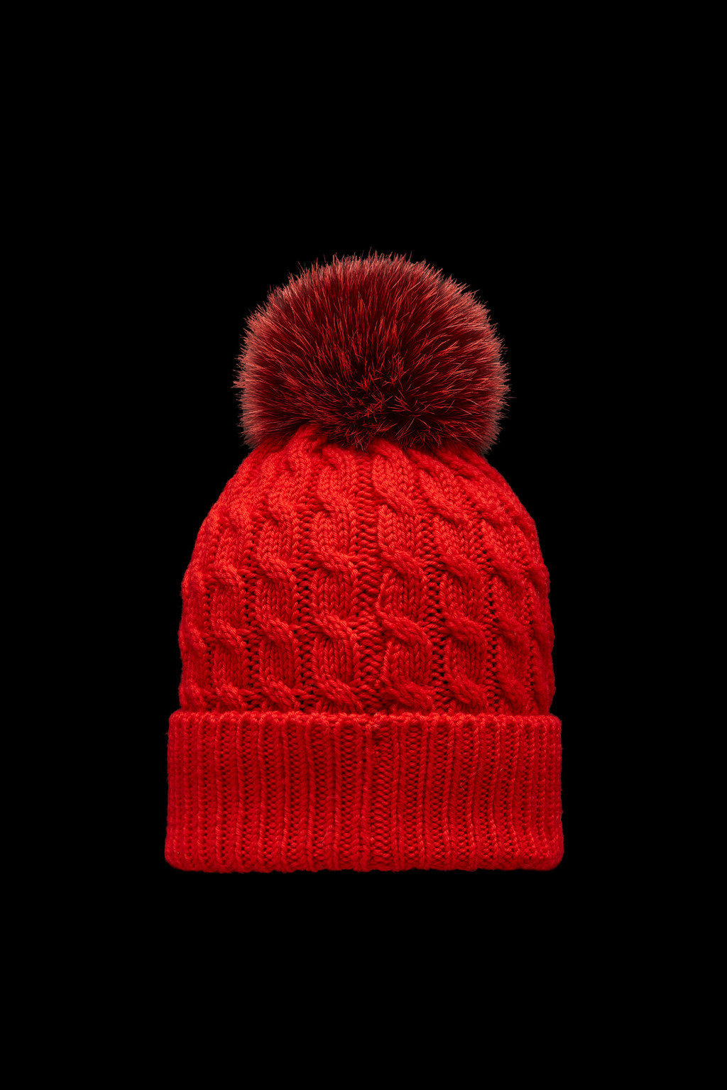 Wool Beanie With Pom Pom