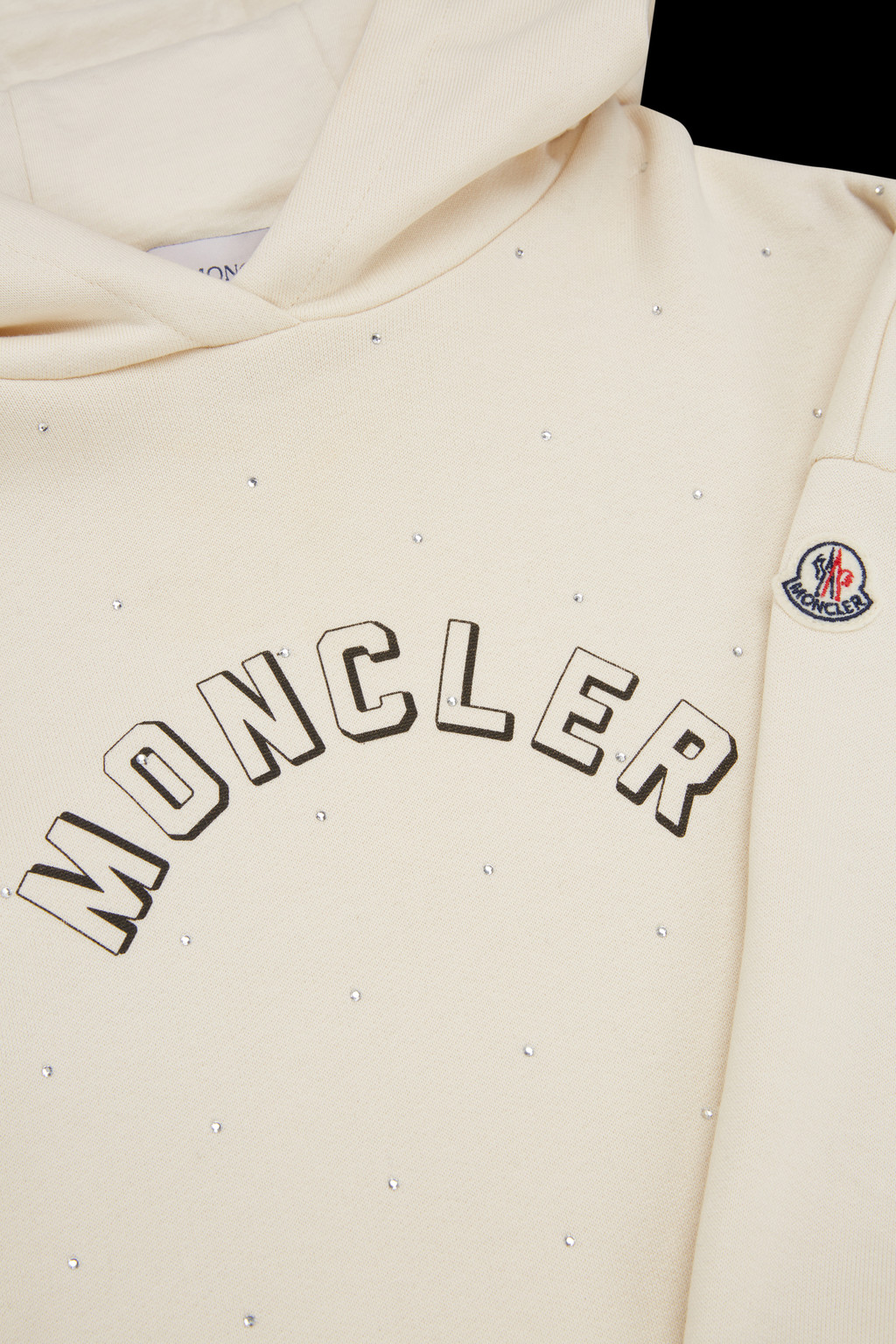 Hooded Crystal Logo Dress