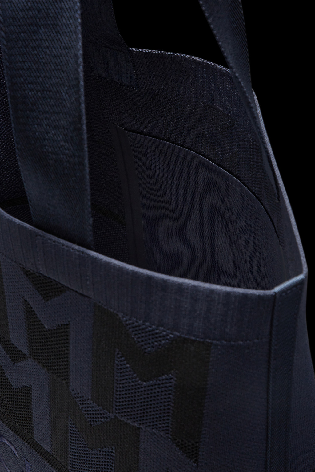 Monogram Knit Tote Bag