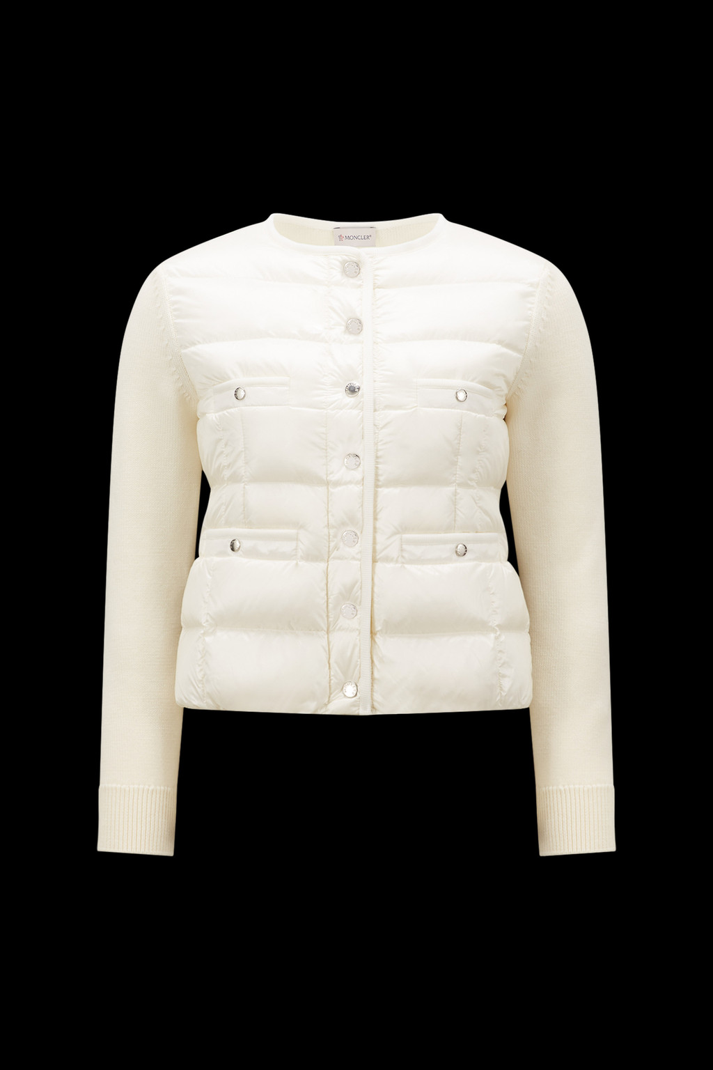 Padded Wool Cardigan