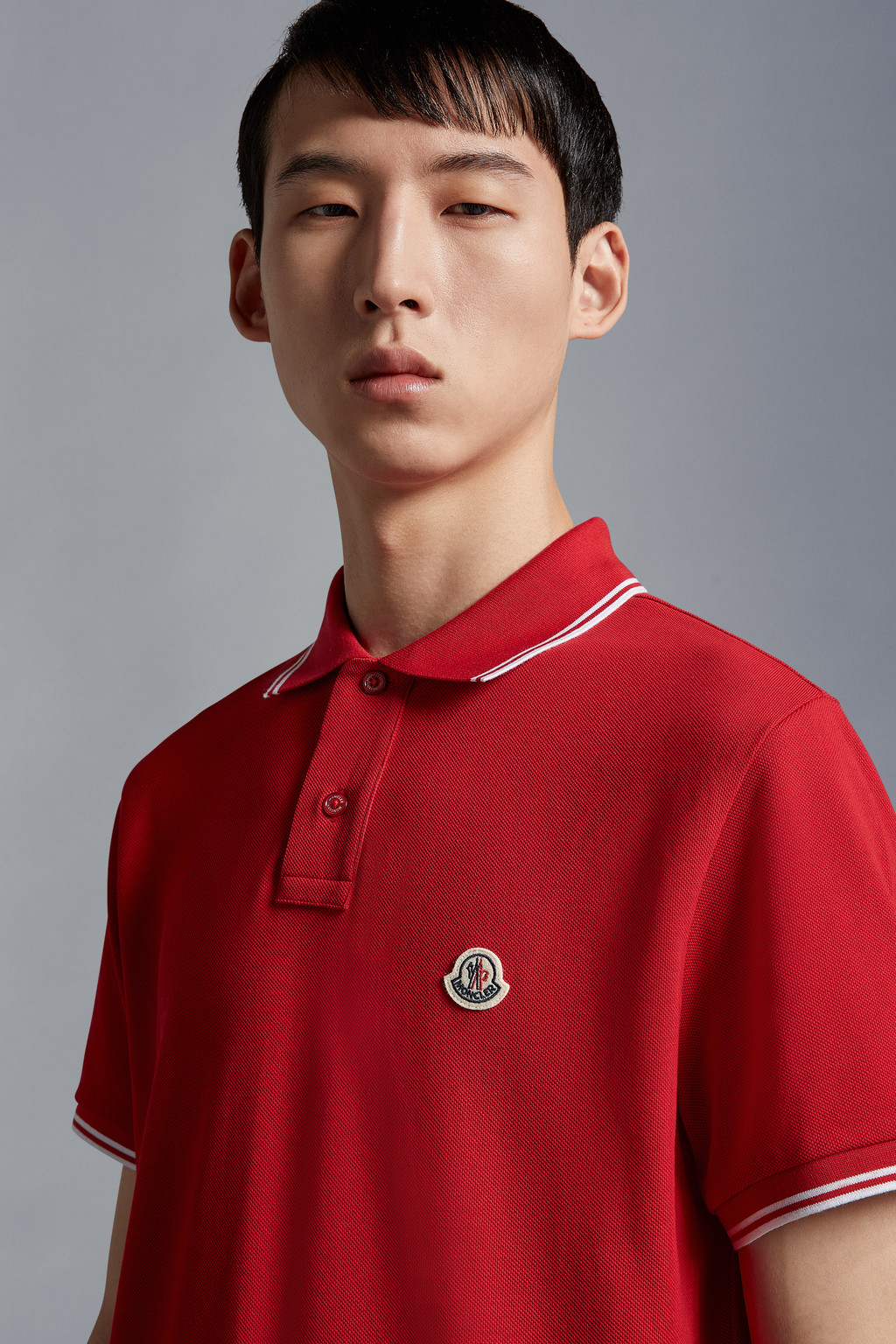 Logo Patch Polo Shirt