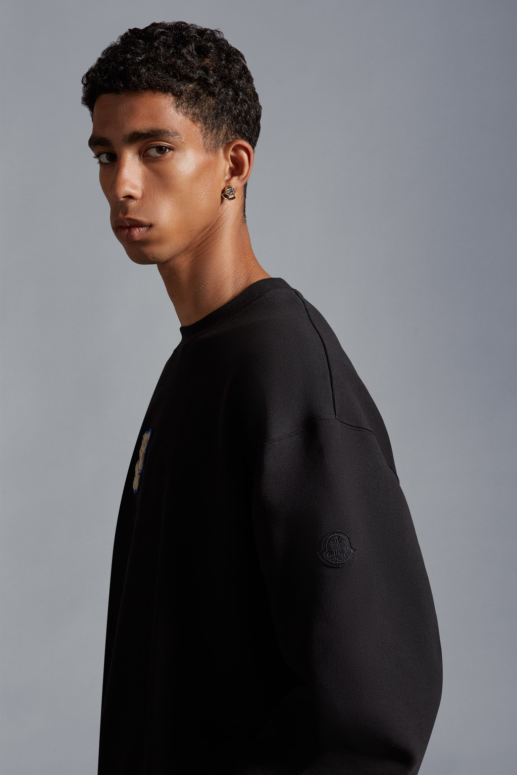 Teddy Bear Patch Sweatshirt