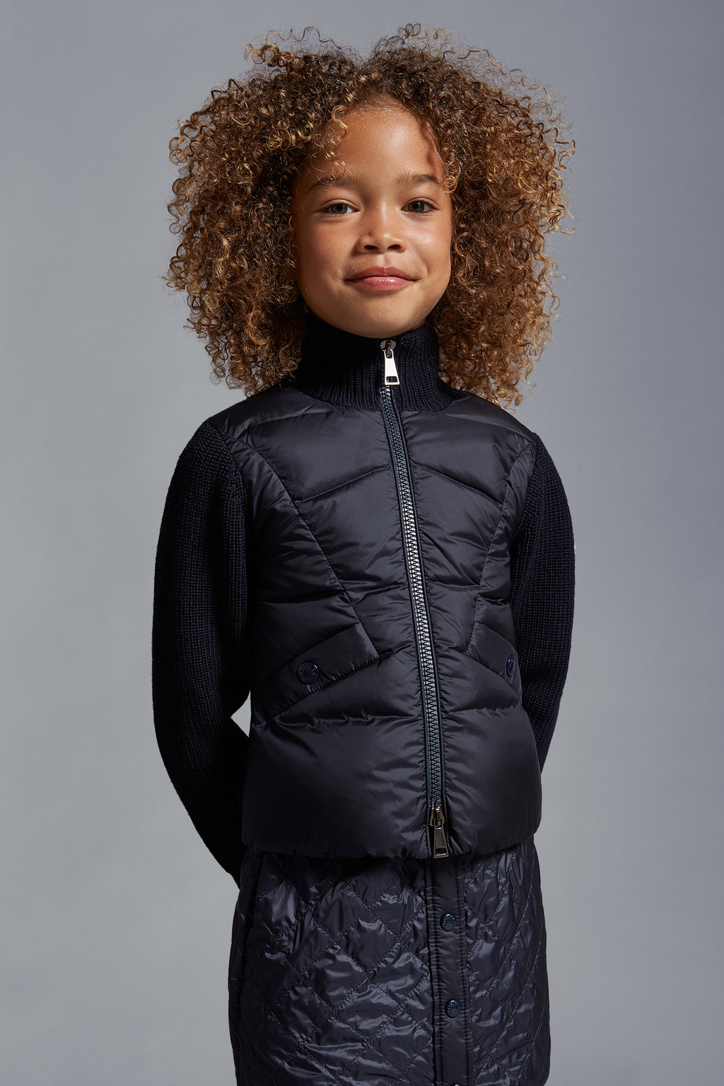 Padded Wool Cardigan