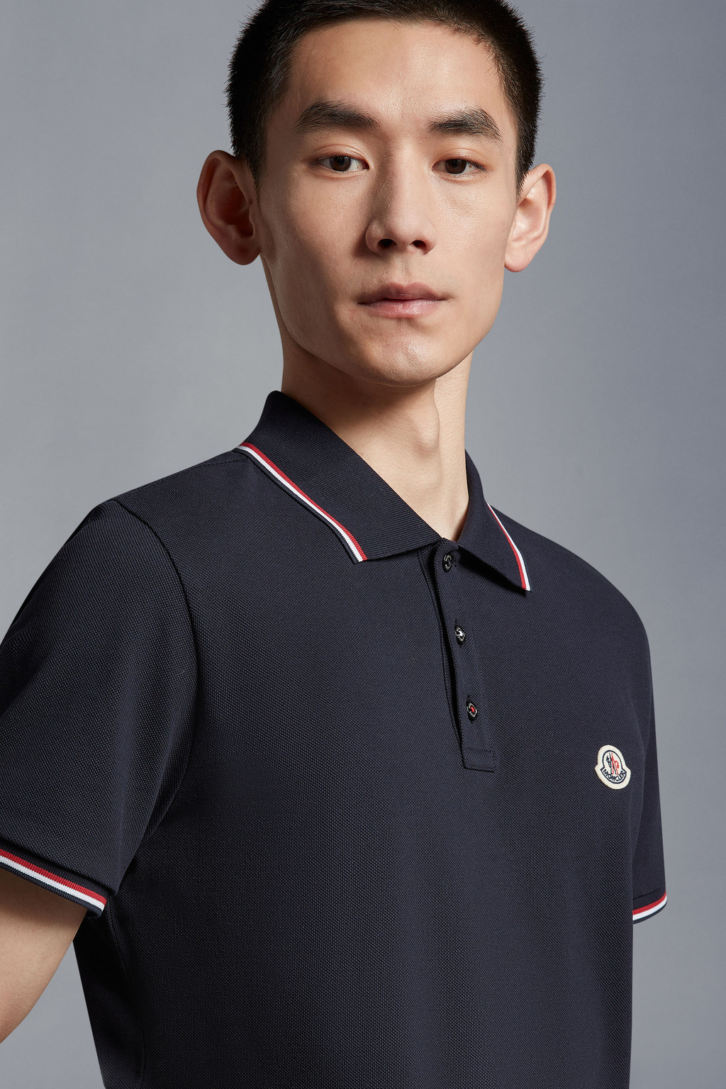 Logo Patch Polo Shirt