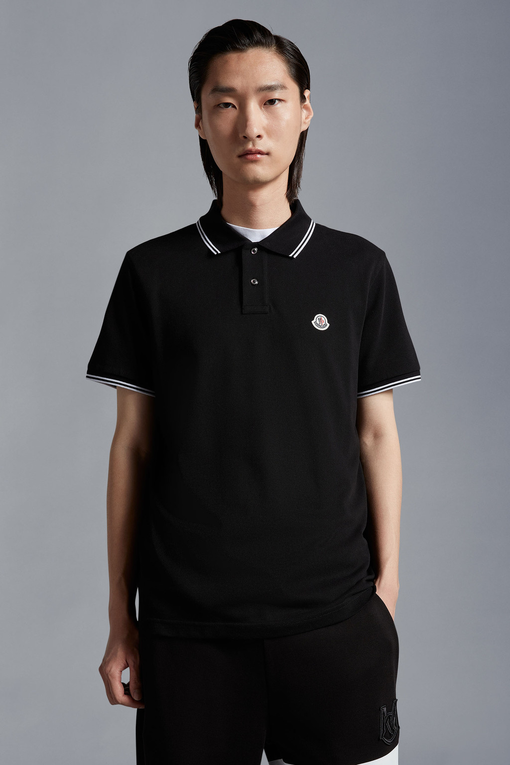 Logo Patch Polo Shirt