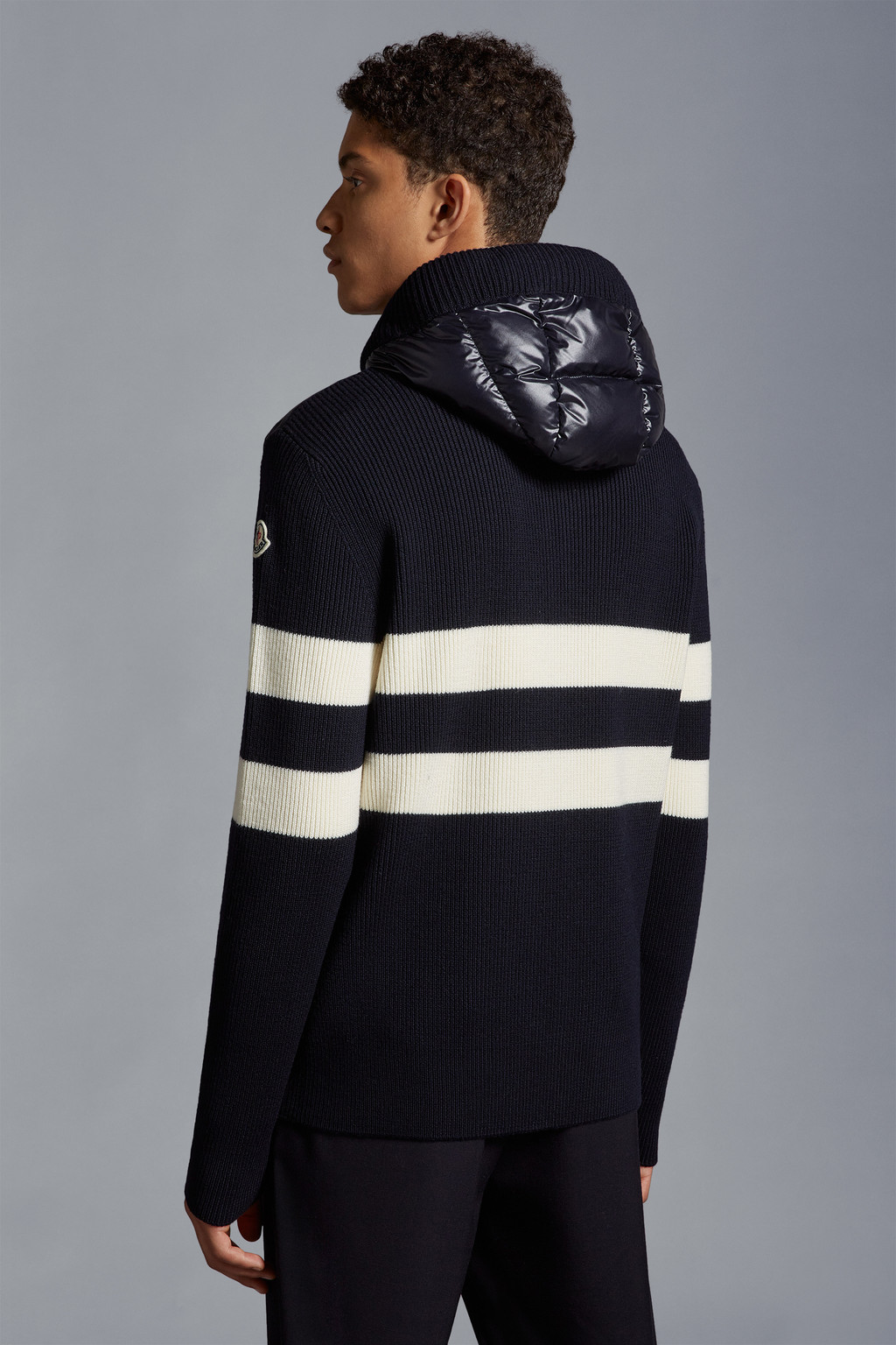 Padded Wool Cardigan